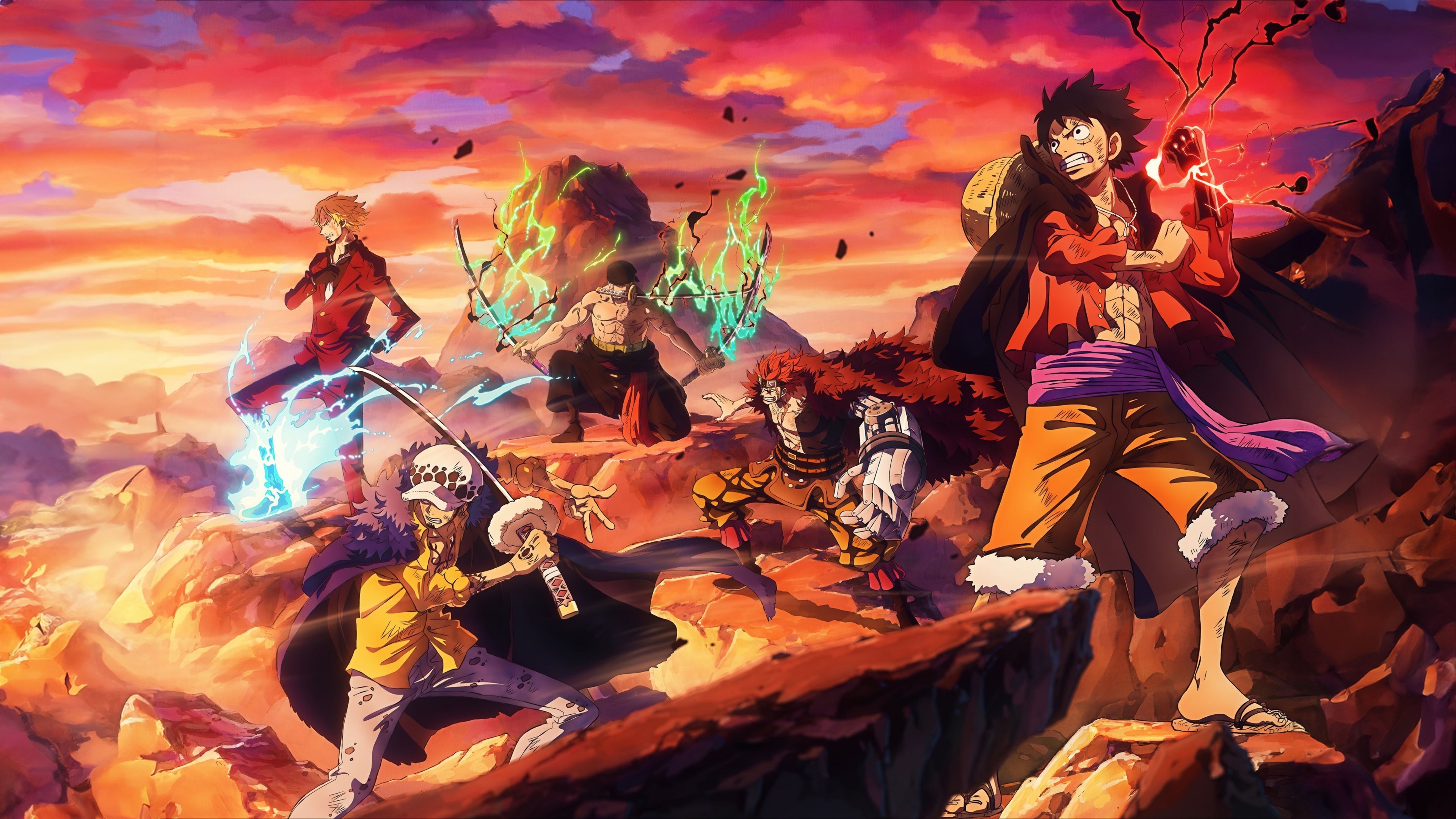 3840x2160 One Piece Ultrawide Wallpaper