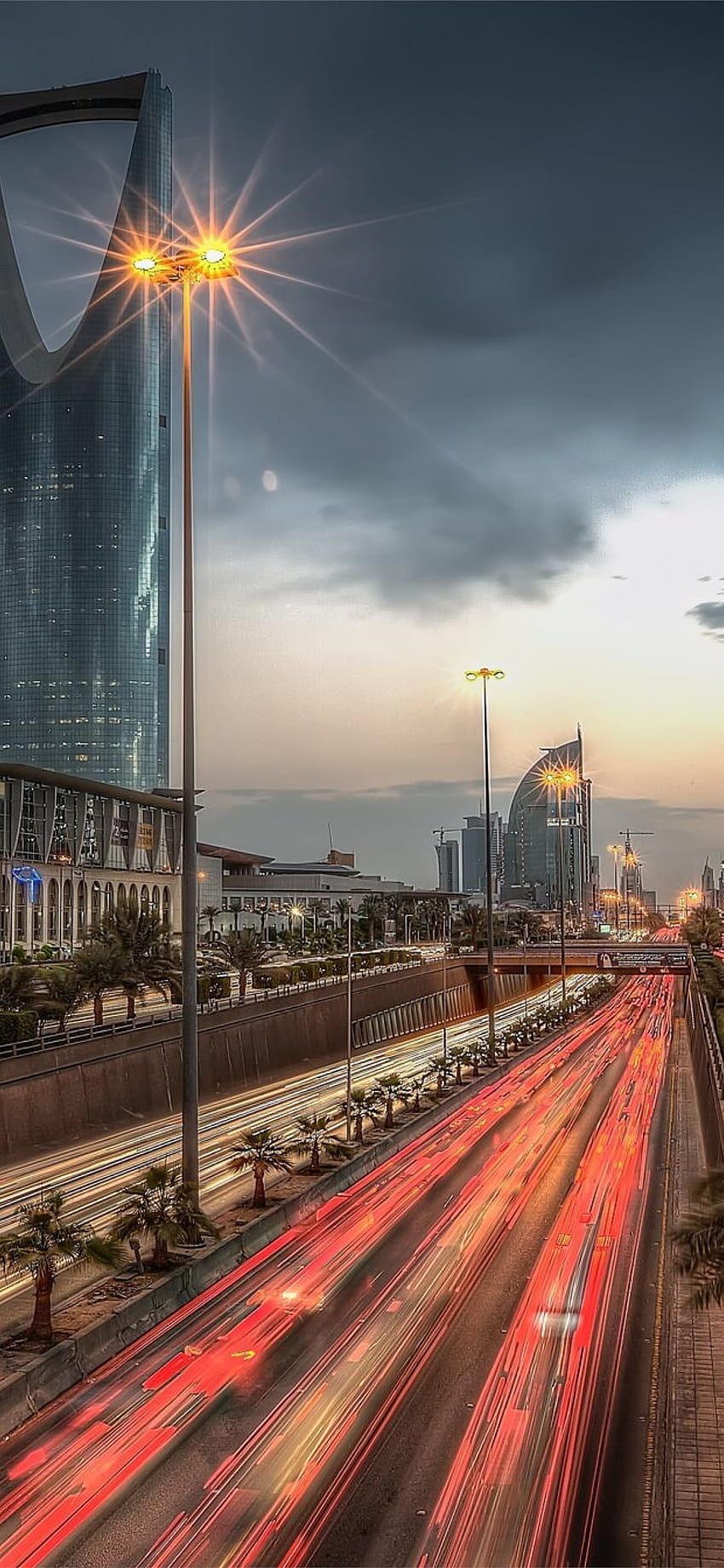 850x1841 Kingdom Tower Saudi Arabia Resolution City I. iPhone, iPhone 13 Pro HD phone wallpaper