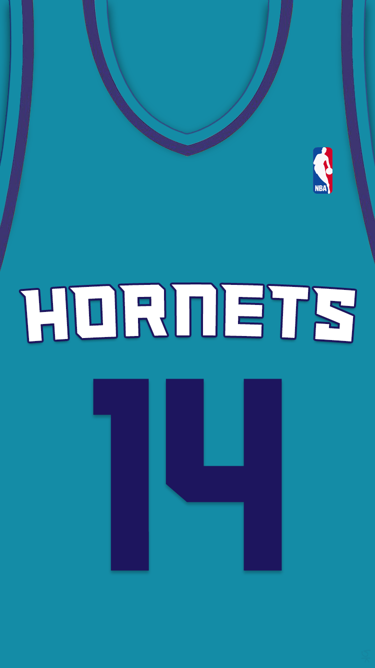 750x1334 Charlotte Hornets Jersey Hornets iPhone HD