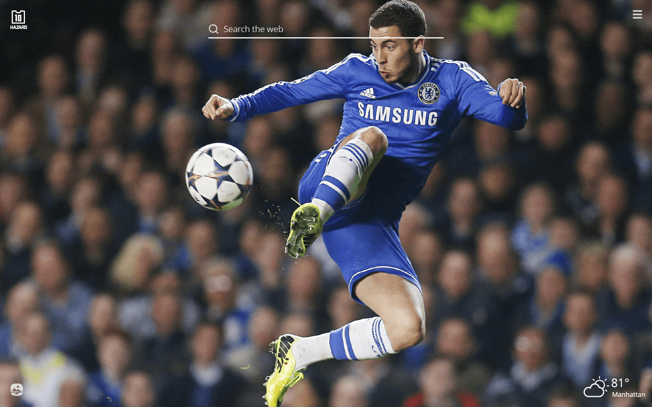 1280x800 Eden Hazard HD Wallpaper New Tab Theme Fan Tab