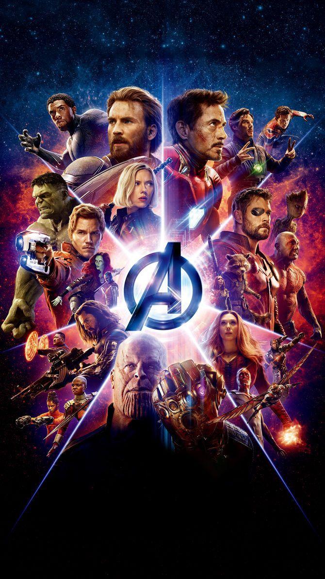Hình nền điện thoại 670x1192 Avengers: Infinity War (2018).  Áp phích Avengers