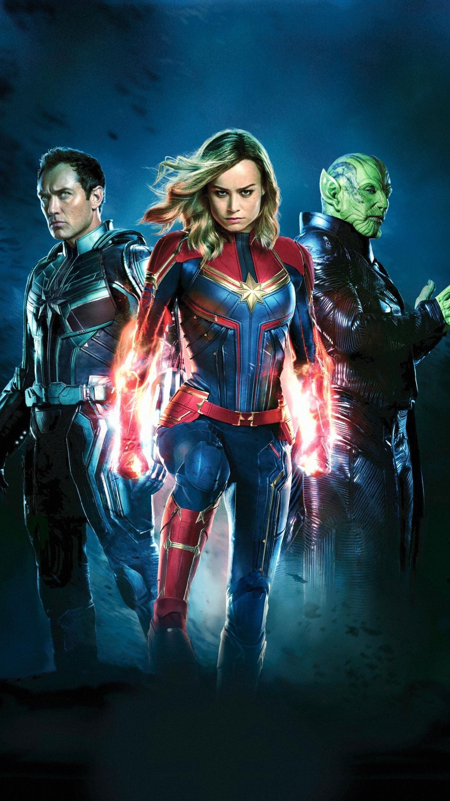 Hình nền điện thoại 1536x2732 Captain Marvel (2019).  Captain marvel, Marvel