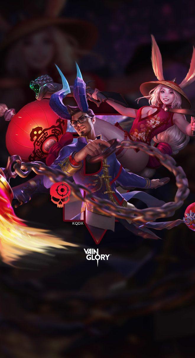 660x1210 Reza Gwen Red Lantern Wallpaper