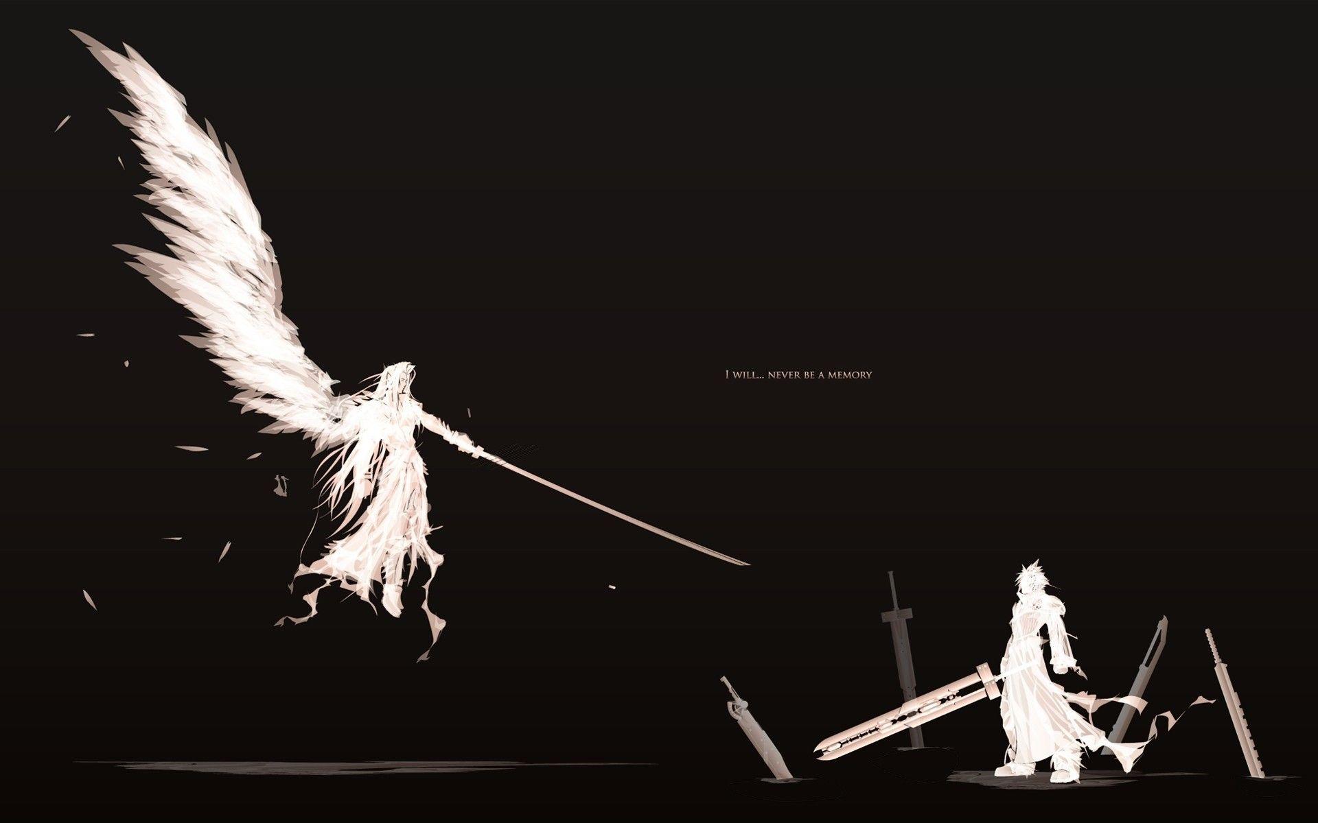 1920x1200 Final fantasy quotes sephiroth cloud strife Wallpaper free desktop