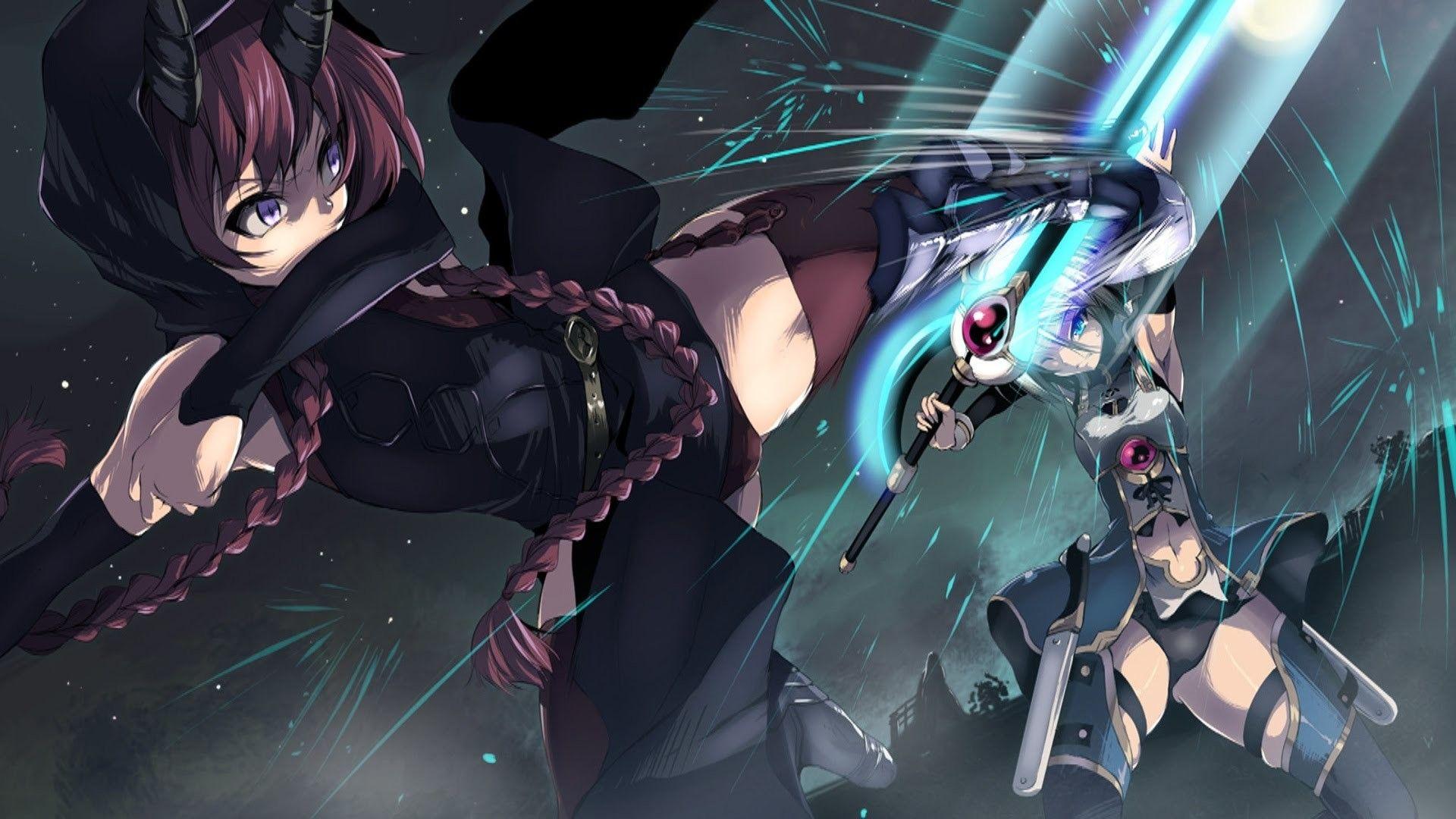 1920x1080 Anime Fighting Wallpaper