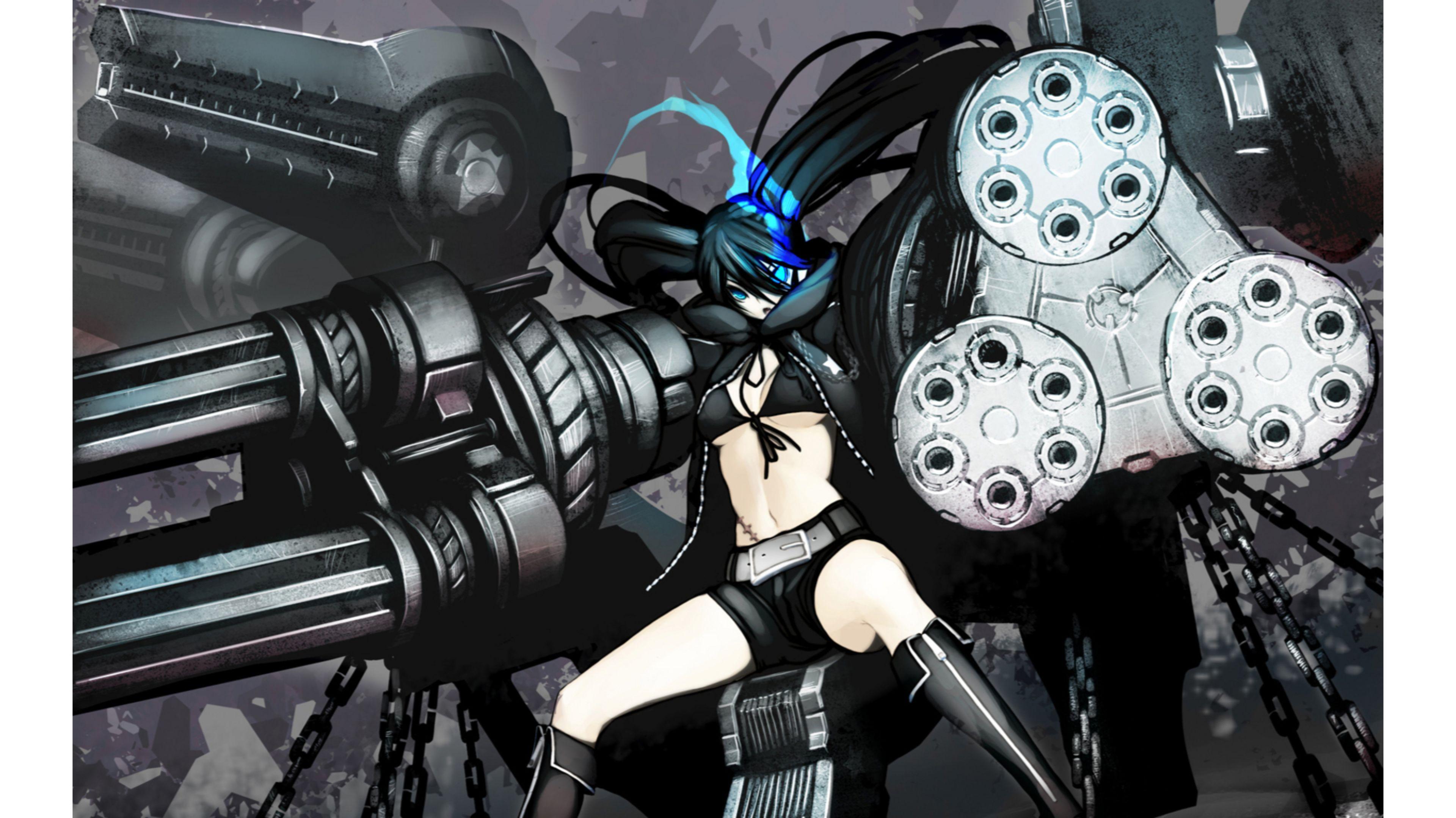 3840x2160 Anime Fighting Wallpaper Page Girls With Huge Guns, HD