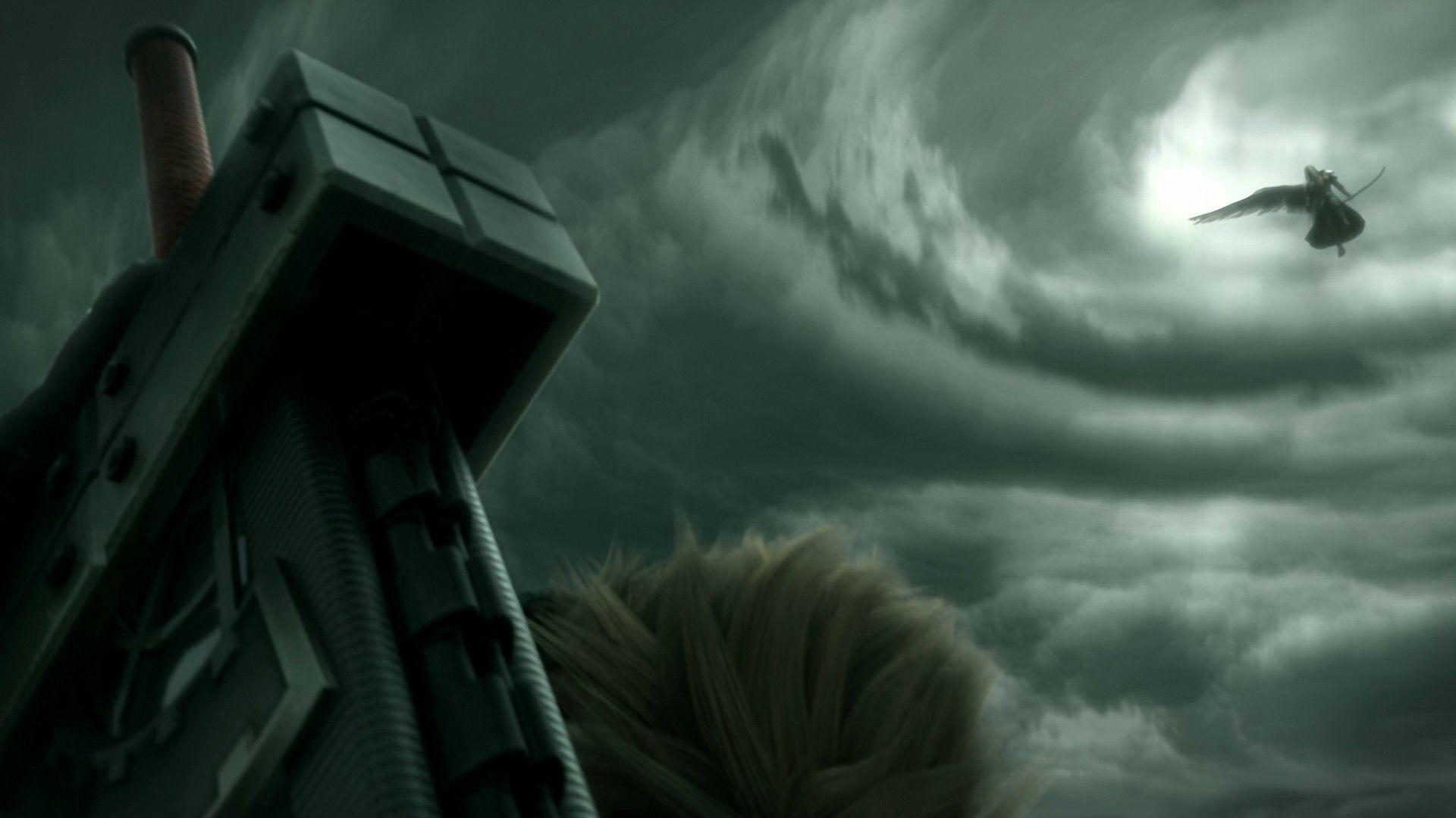 1920x1080 Final Fantasy 7: Advent Children, Cloud Strife, Sephiroth HD Wallpaper / Desktop and Mobile Image & Photo