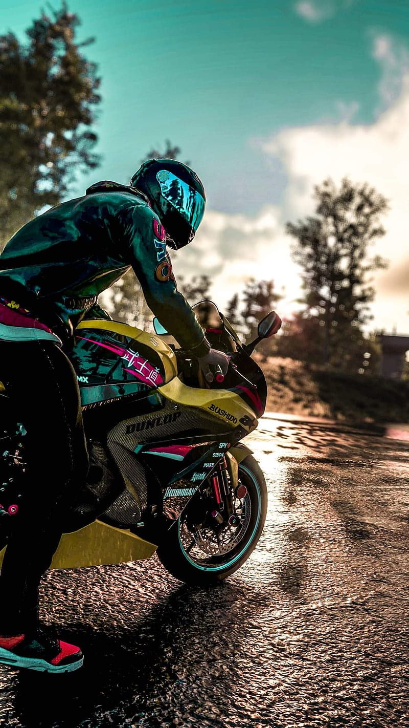 800x1422 Motorbike, bike, car, vehicle, HD phone wallpaper