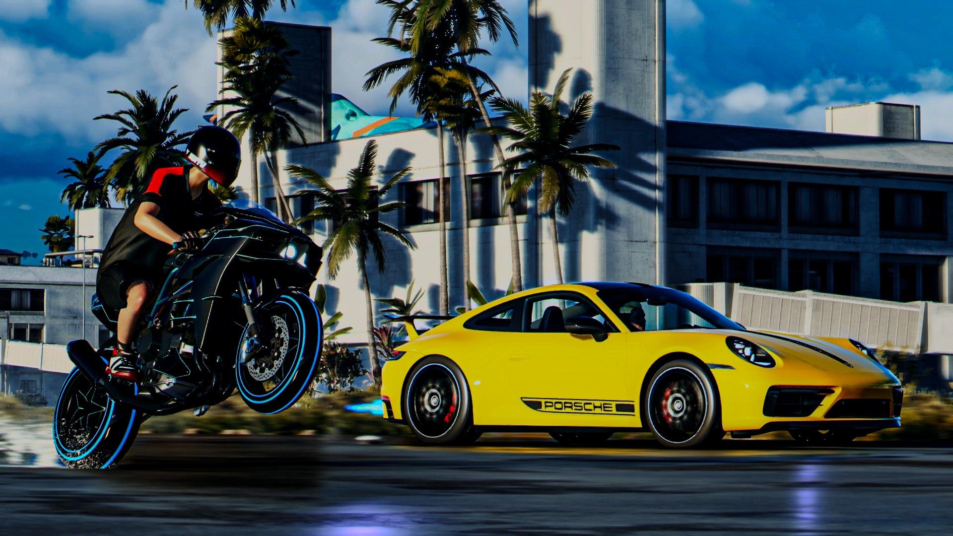 1920x1080 The Bike X Car Duo Is The Best Type Of Pic U Can Get : R The_Crew