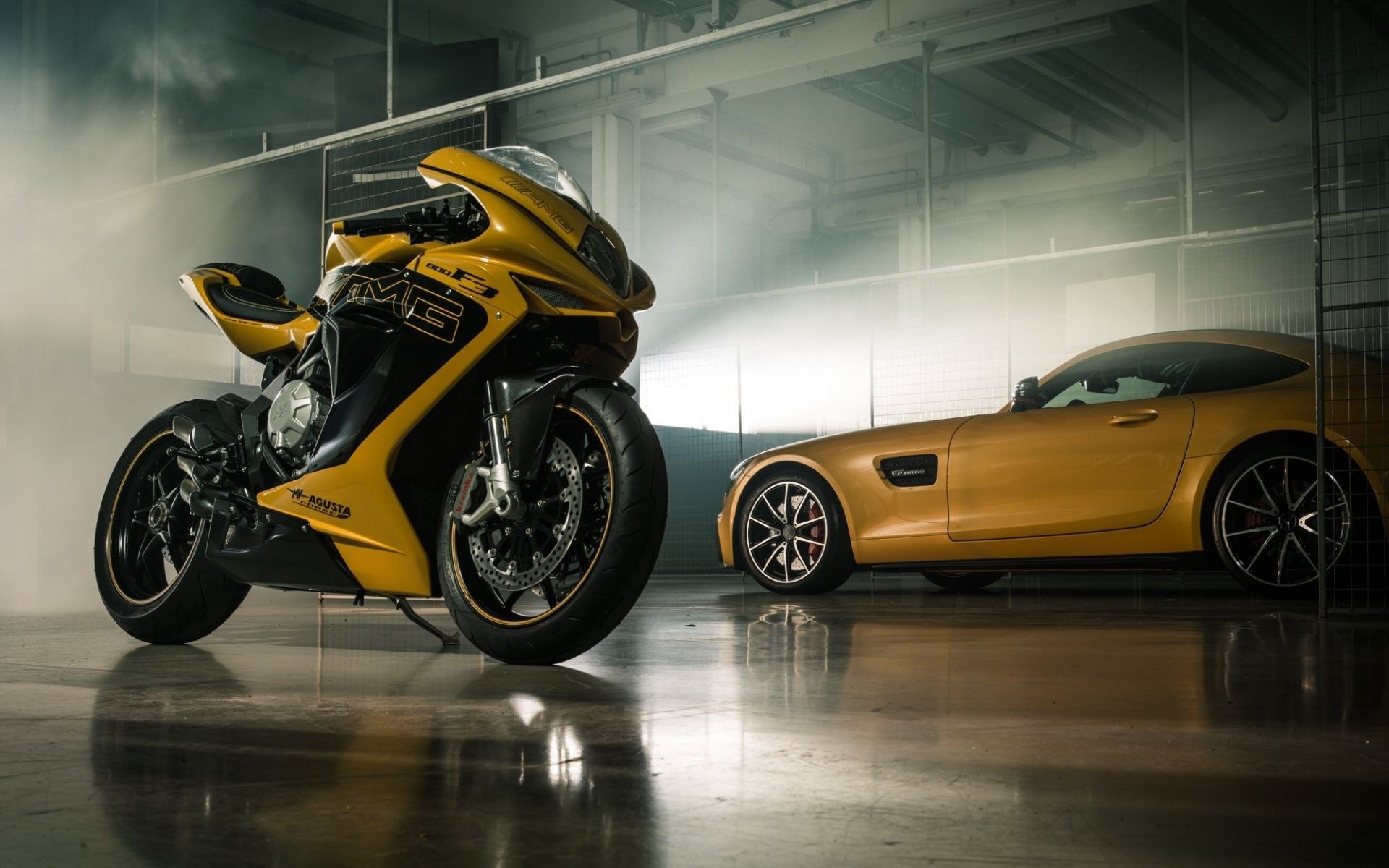 1920x1200 Wallpaper Car, Italy, Yellow, Bike, Superbike, Mv Agusta for mobile and desktop, section мотоциклы, resolution 1920x1200