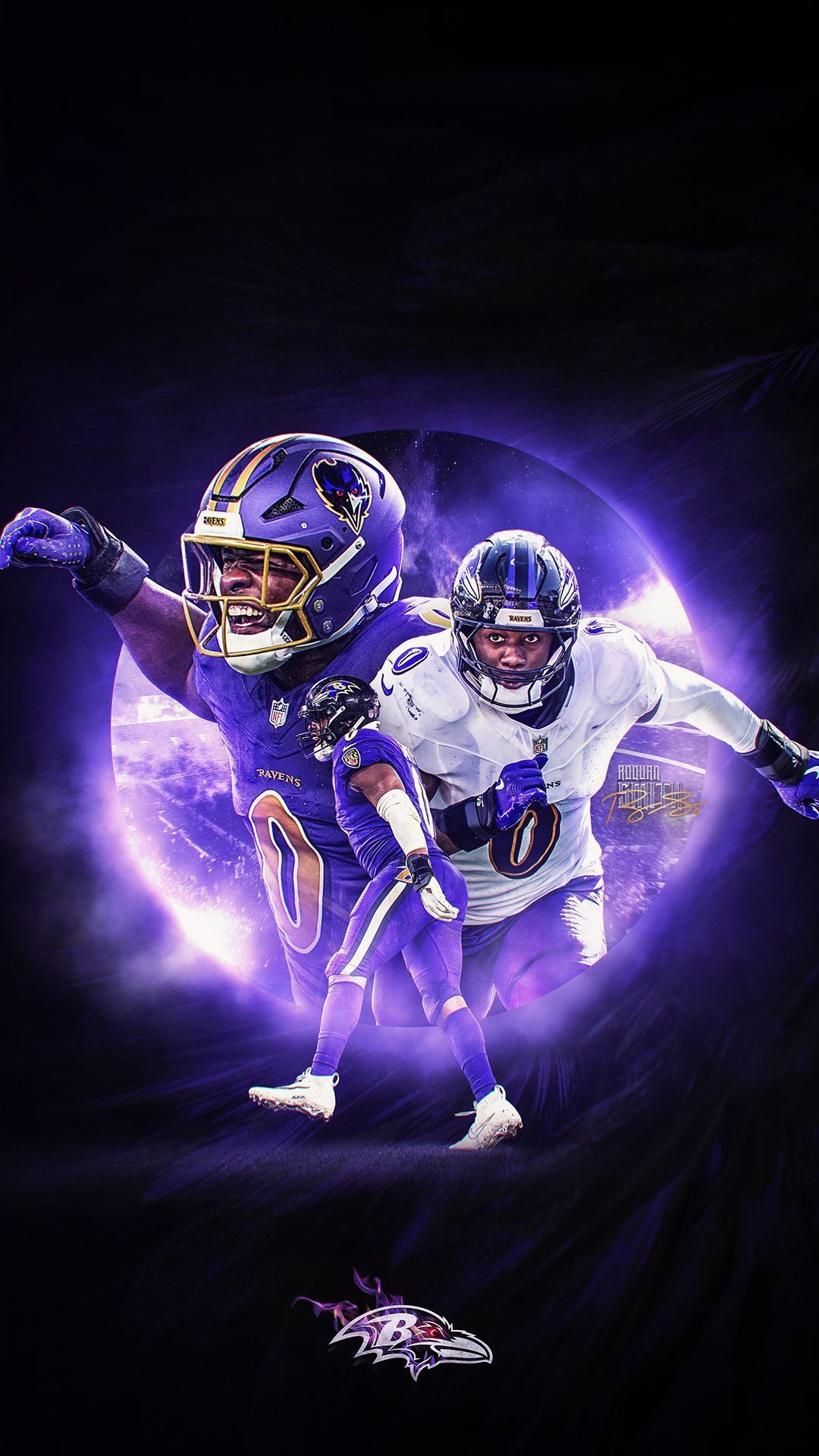 1080x1920 Ravens Wallpaper