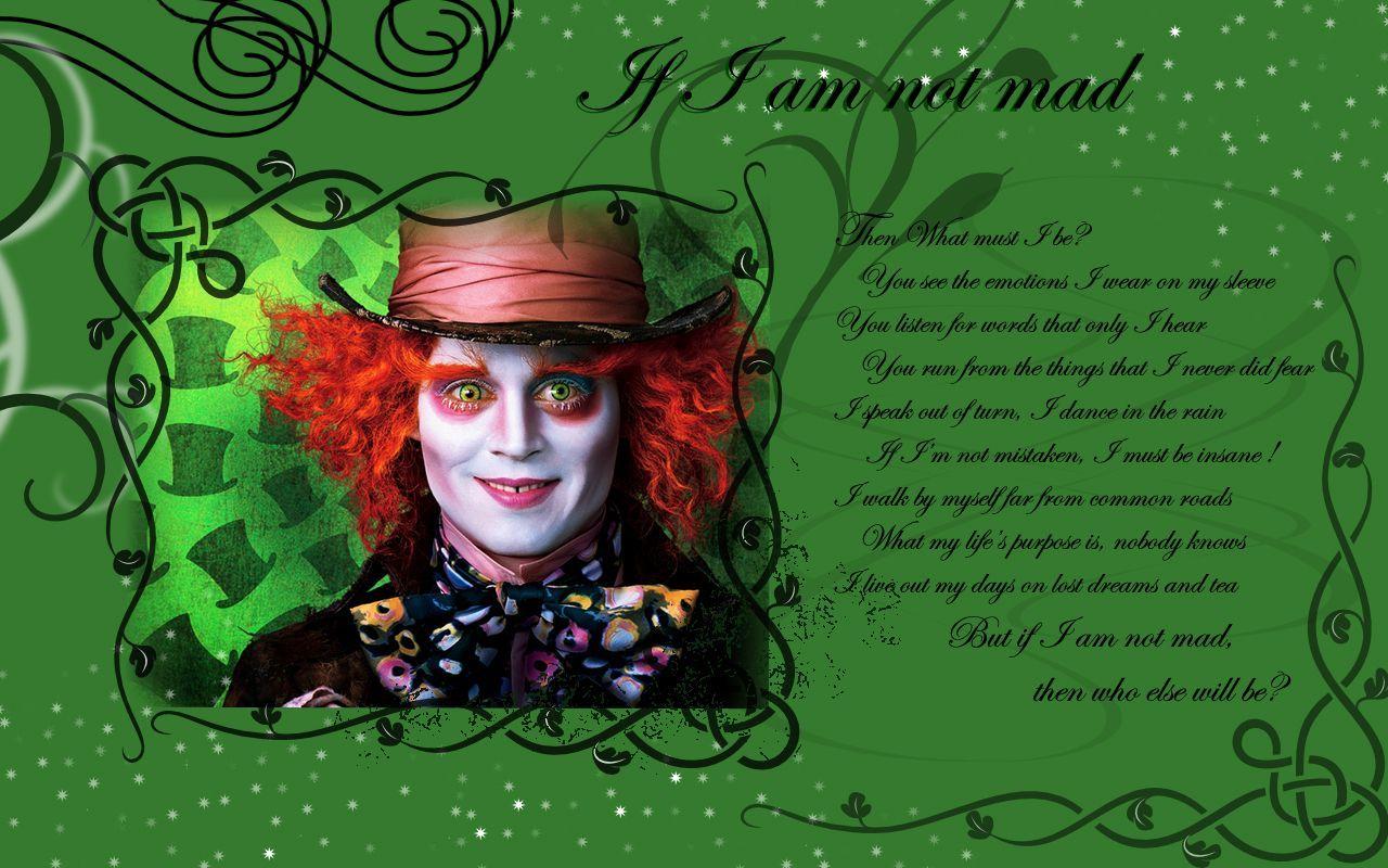 Forest alice in wonderland mad hatter wallpaper  1920x1200  10848   WallpaperUP