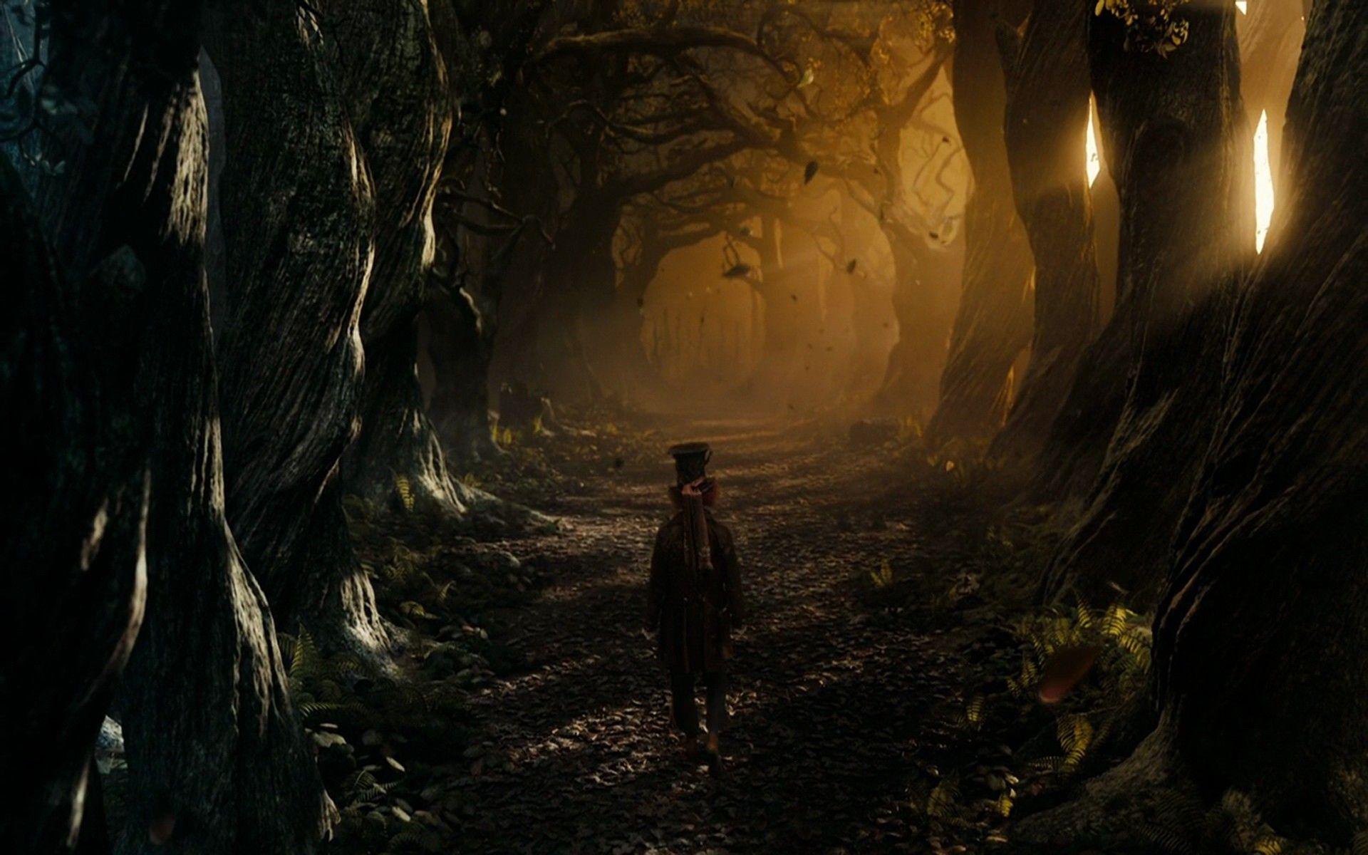 1920x1200 forest, Alice, In, Wonderland, Mad, Hatter Wallpaper HD / Desktop