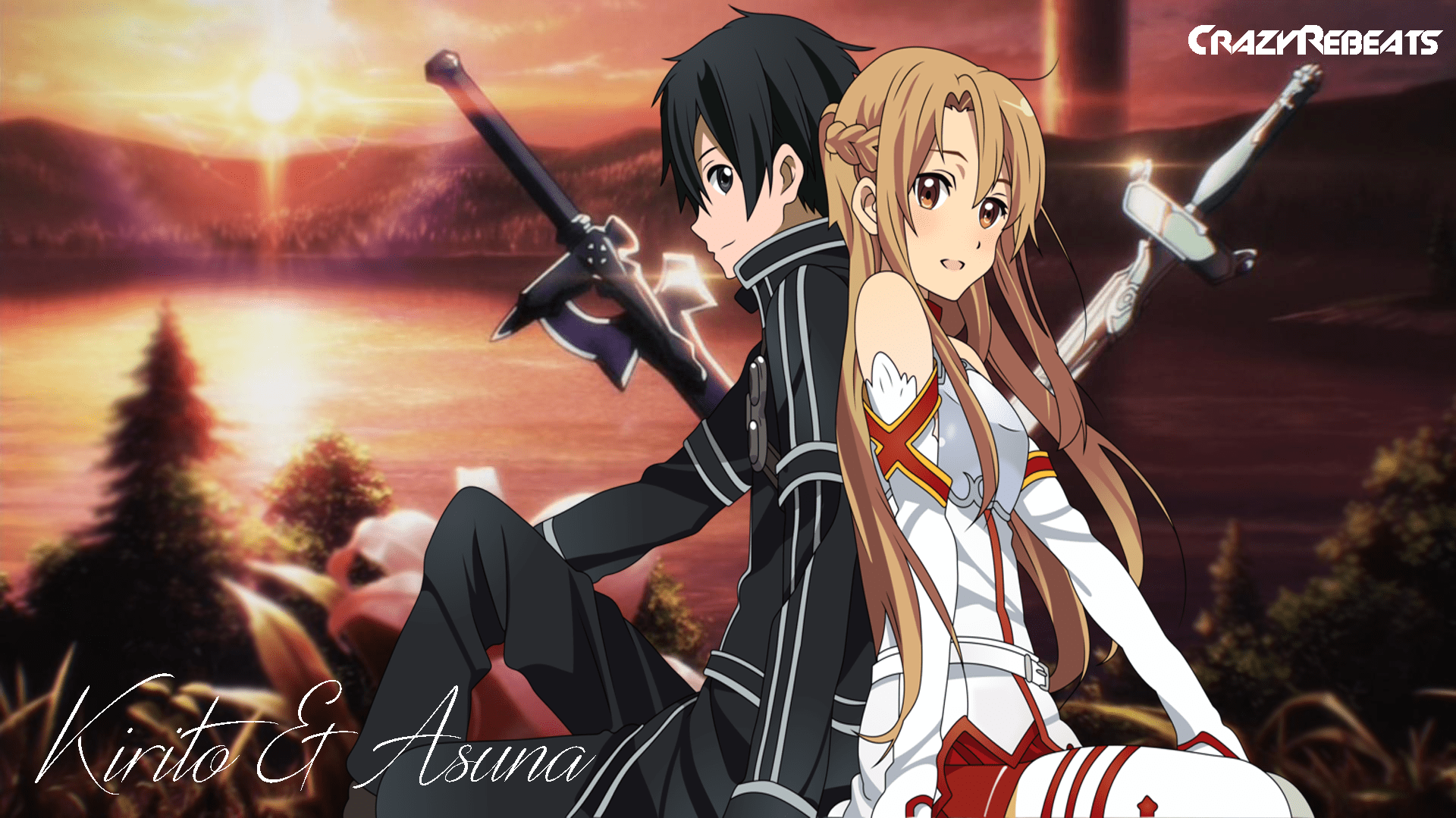 Kirito And Asuna Wallpapers Ntbeamng