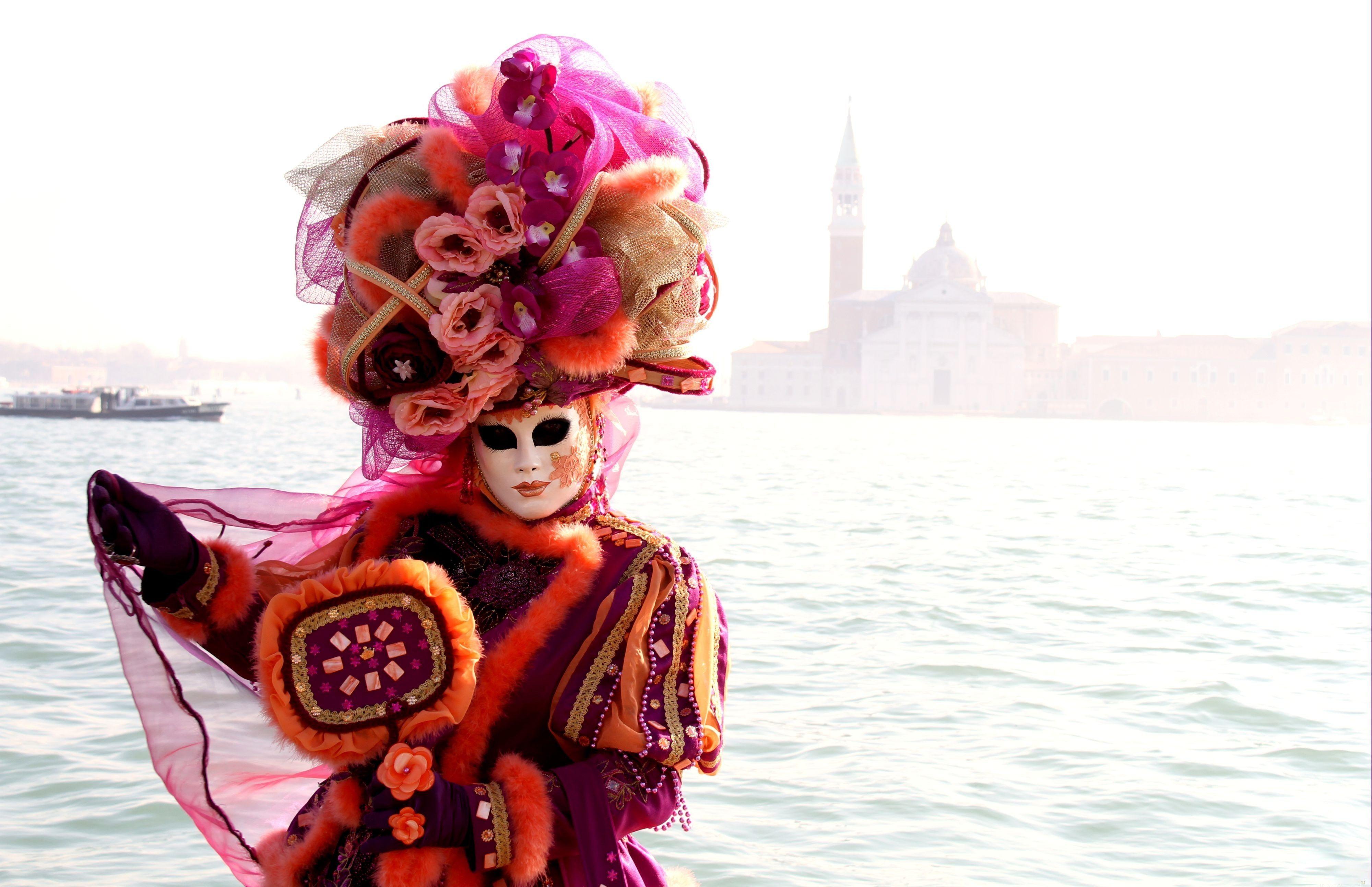 4000x2585 Mask, outfit, carnival, Venice, HD wallpaper