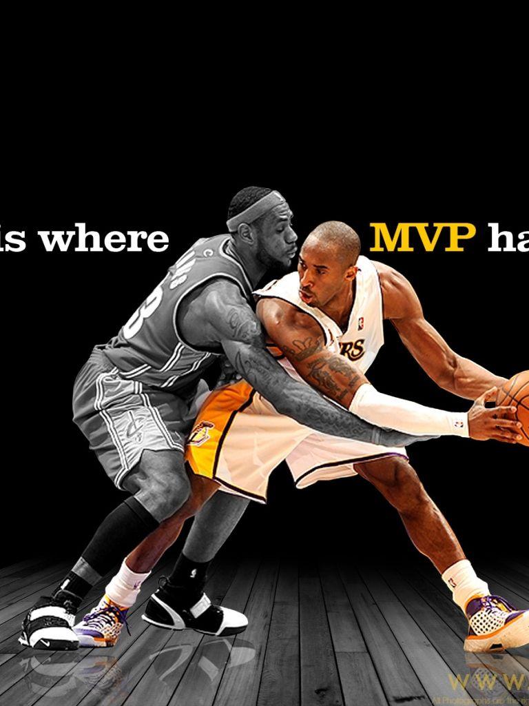 768x1024 Free download Kobe Vs Lebron Widescreen Wallpaper 19201200 104504