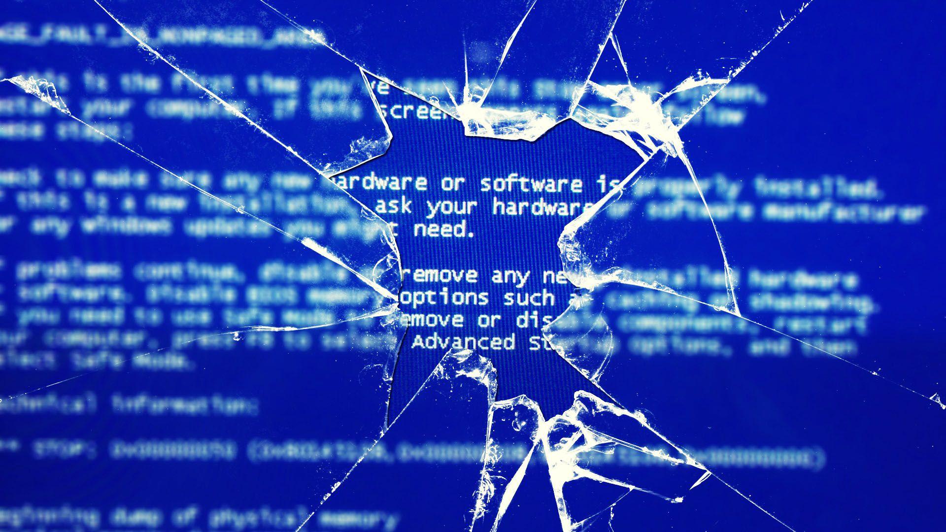 1920x1080 Broken Screen Background Wallpaper & Background