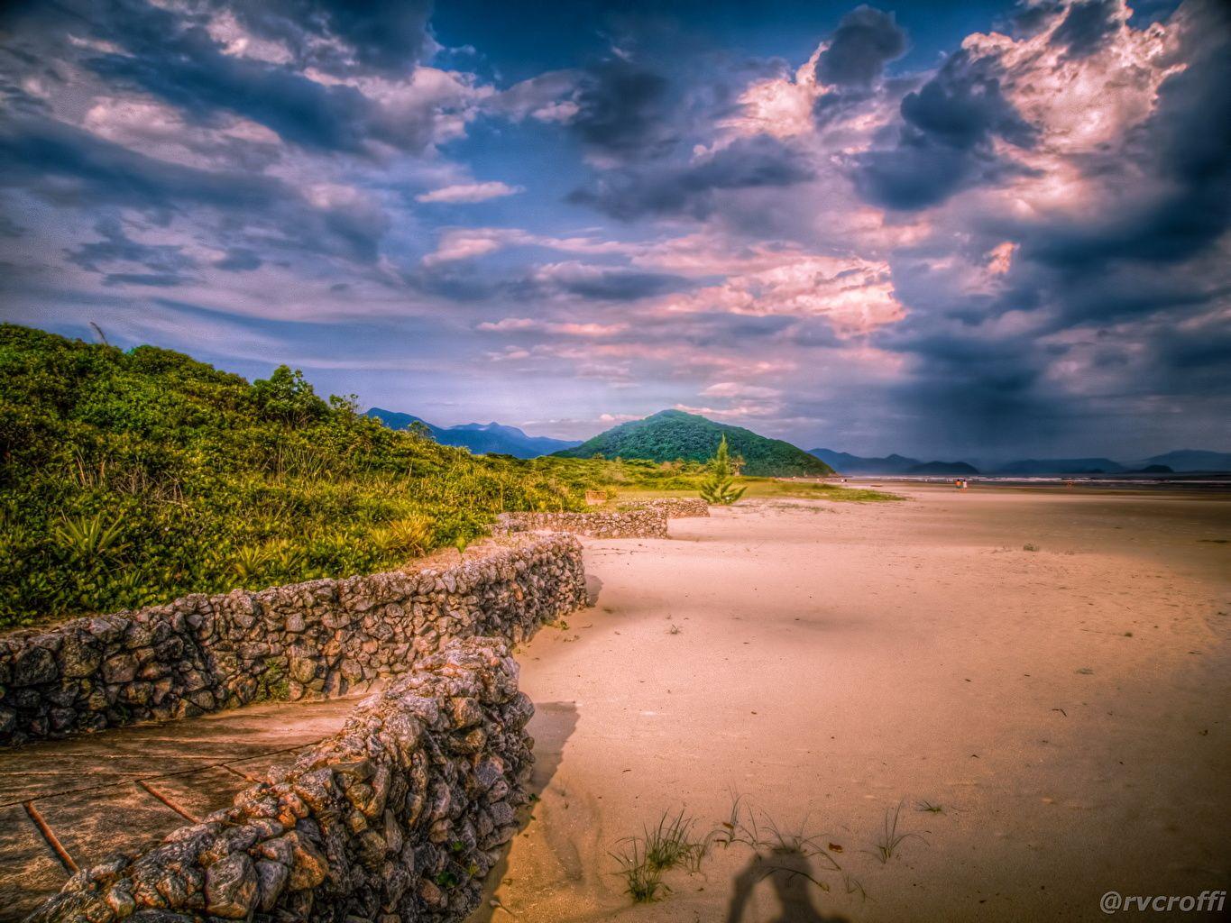 1365x1024 Photos Brazil Sao Paulo Beach HDRI Nature Sky Landscape photography