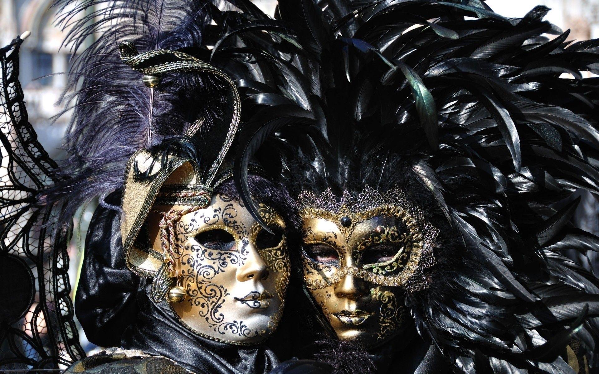 1920x1200 Venice Carnival Masks