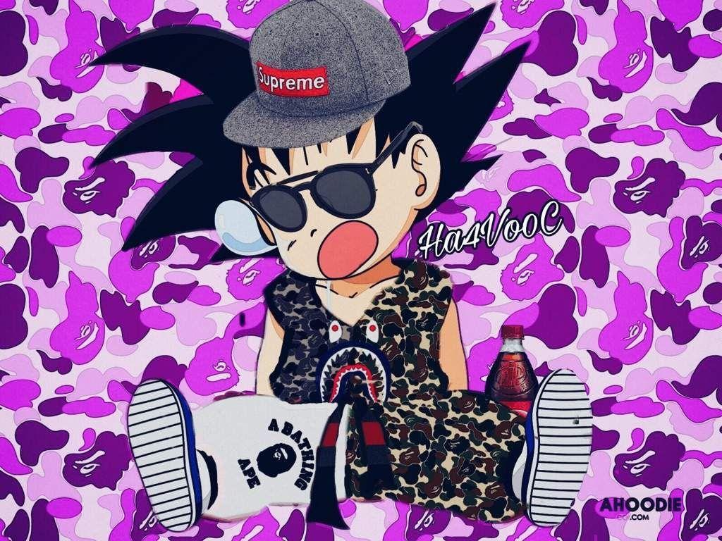 1024x768 Kid Goku Supreme Wallpaper Labzada. Kid goku, Supreme