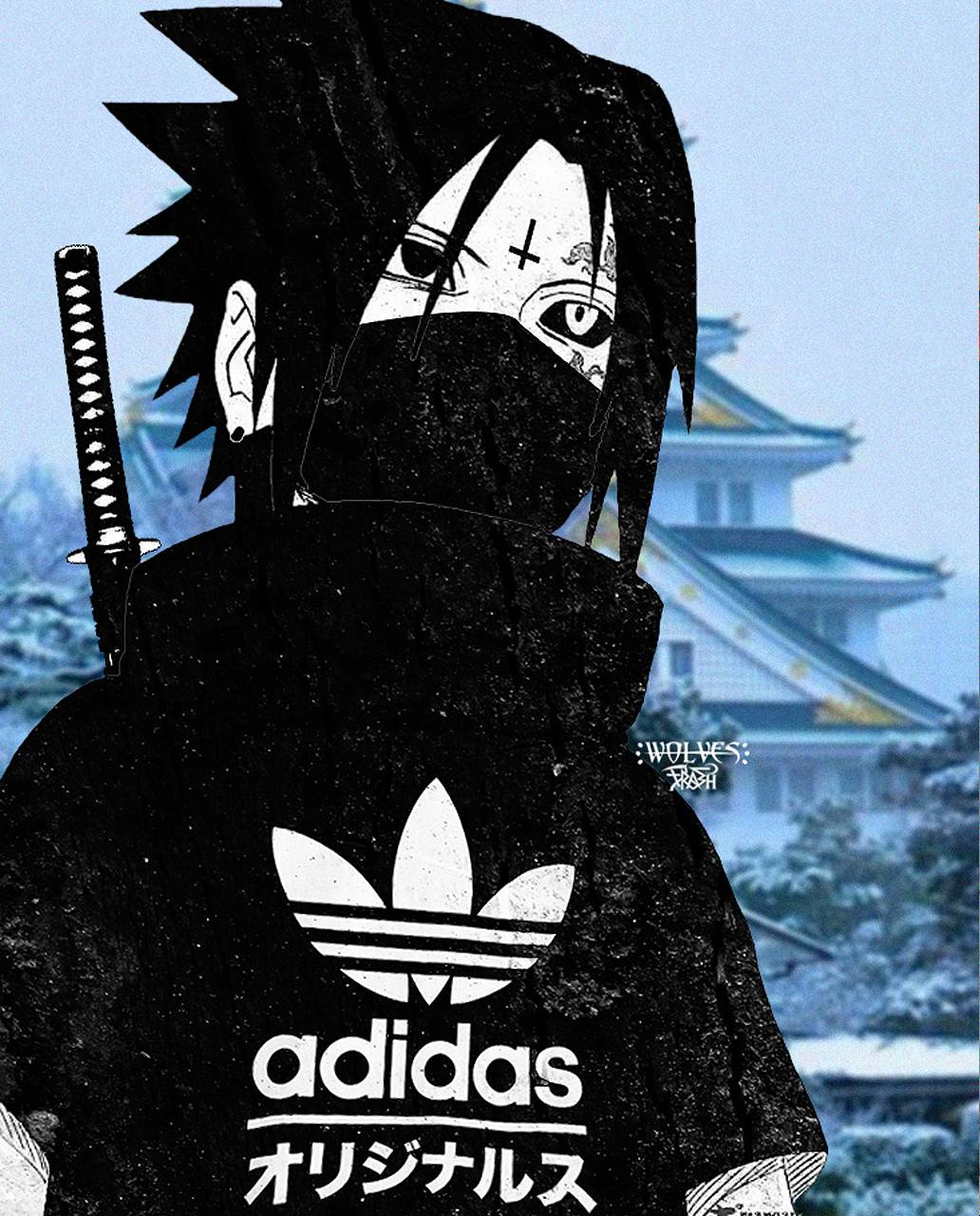 Sasuke Adidas Wallpapers Top Free Sasuke Adidas Backgrounds Wallpaperaccess