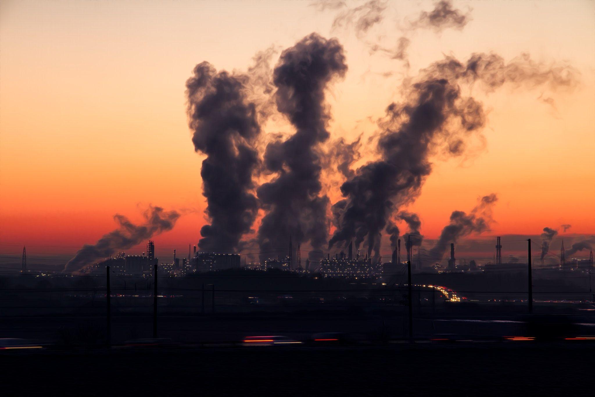 2048x1365 Factory Chimney Smoke · Free