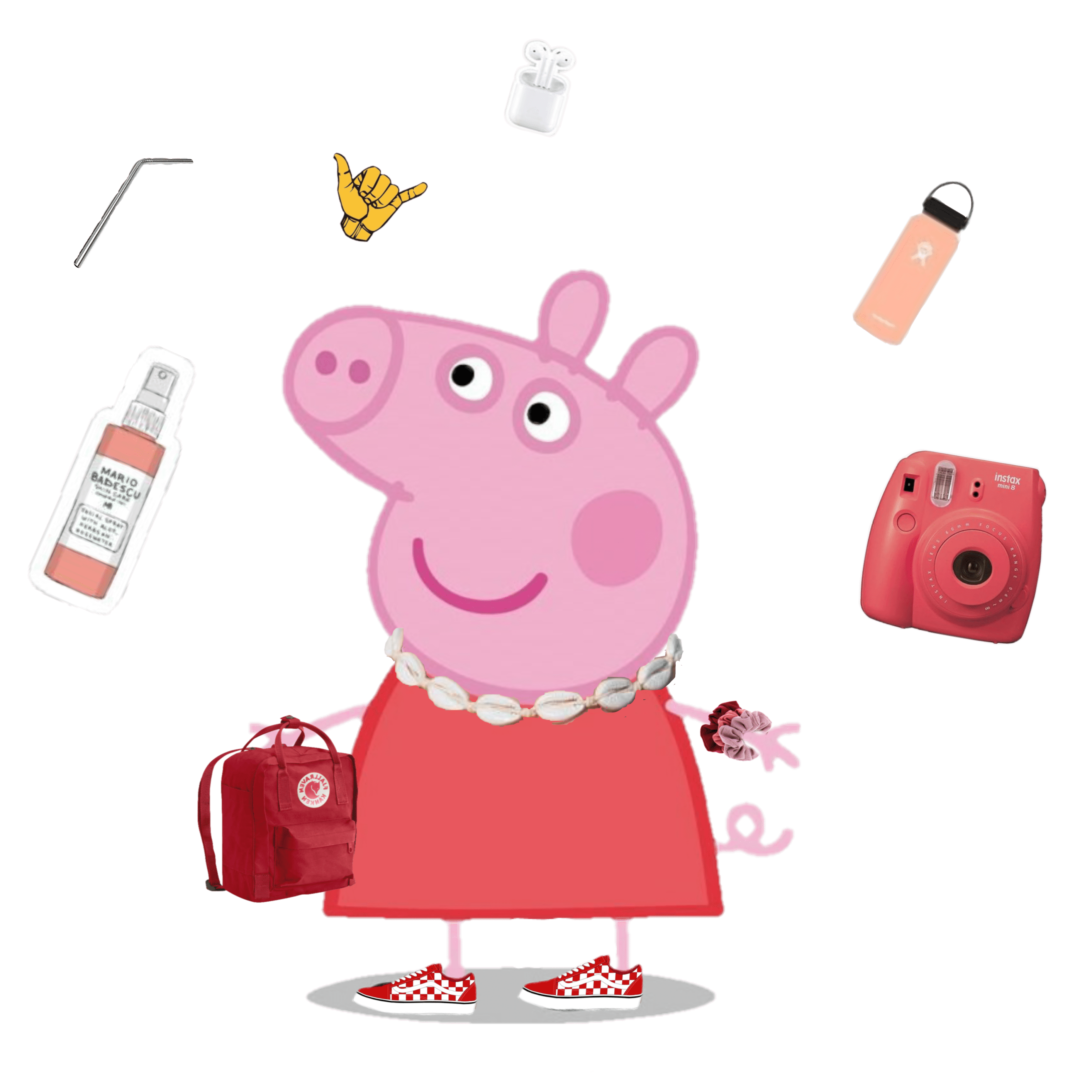 2828x2828 freetoedit #peppa #pig #vsco #girl #remixed