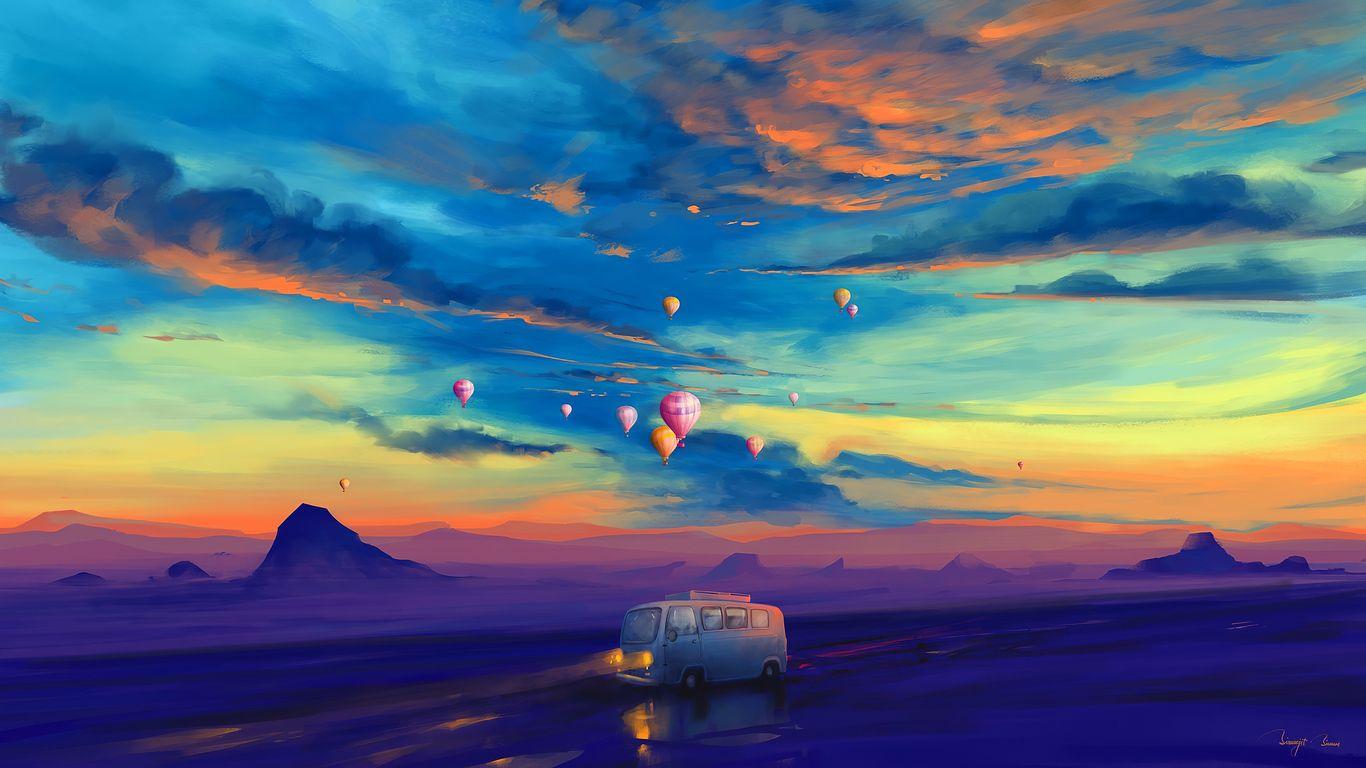 1366x768 Travelling Van 4k 1366x768 Resolution HD 4k Wallpaper
