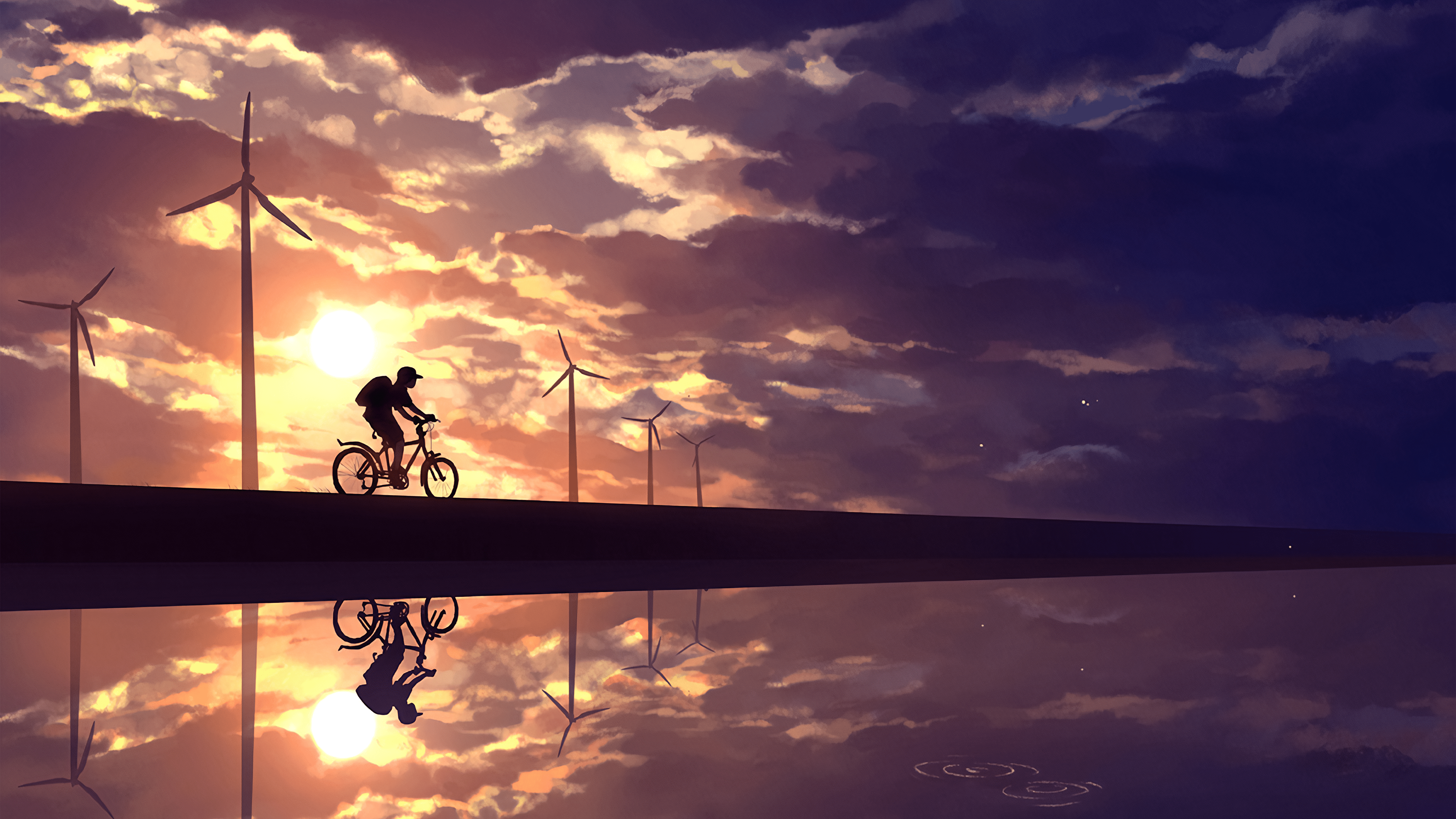 3840x2160 Travelling Down Crimson Road 4k Ultra HD Wallpaper. Background