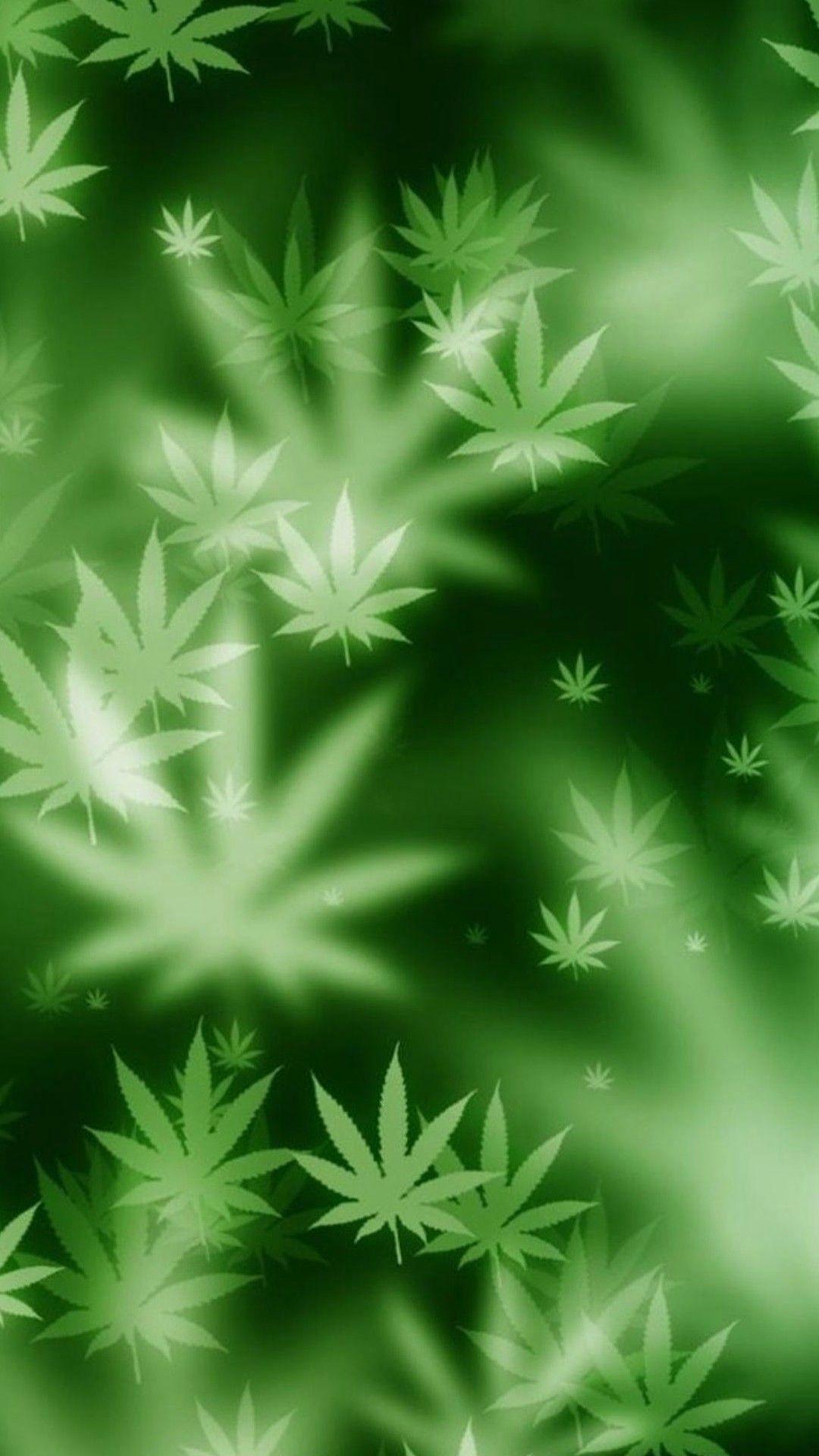 1080x1920 Green Leaf Design Weed Background Cannabis Background - Cần sa
