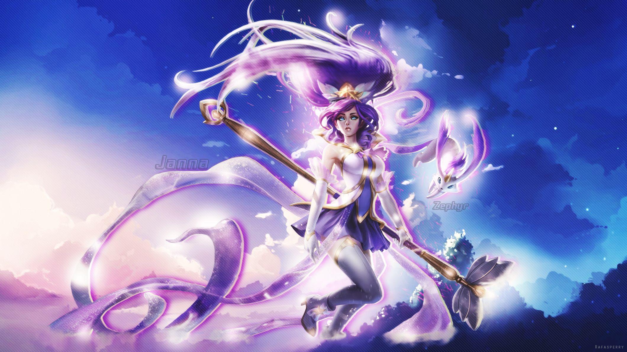 2119x1192 Free download Star Guardian Janna Wallpaper