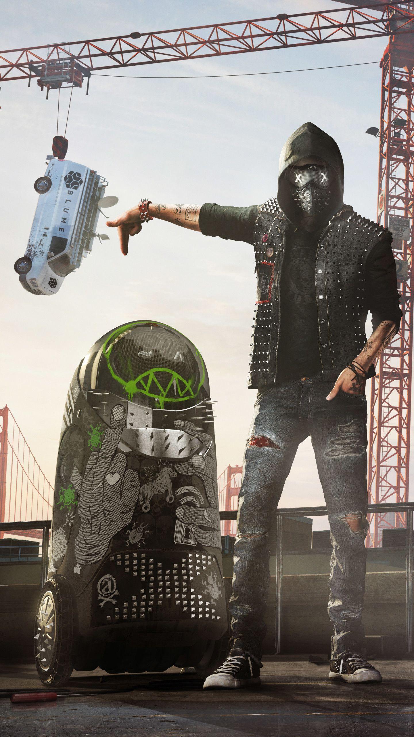 1440x2560 Watch Dogs 2 Wallpaper