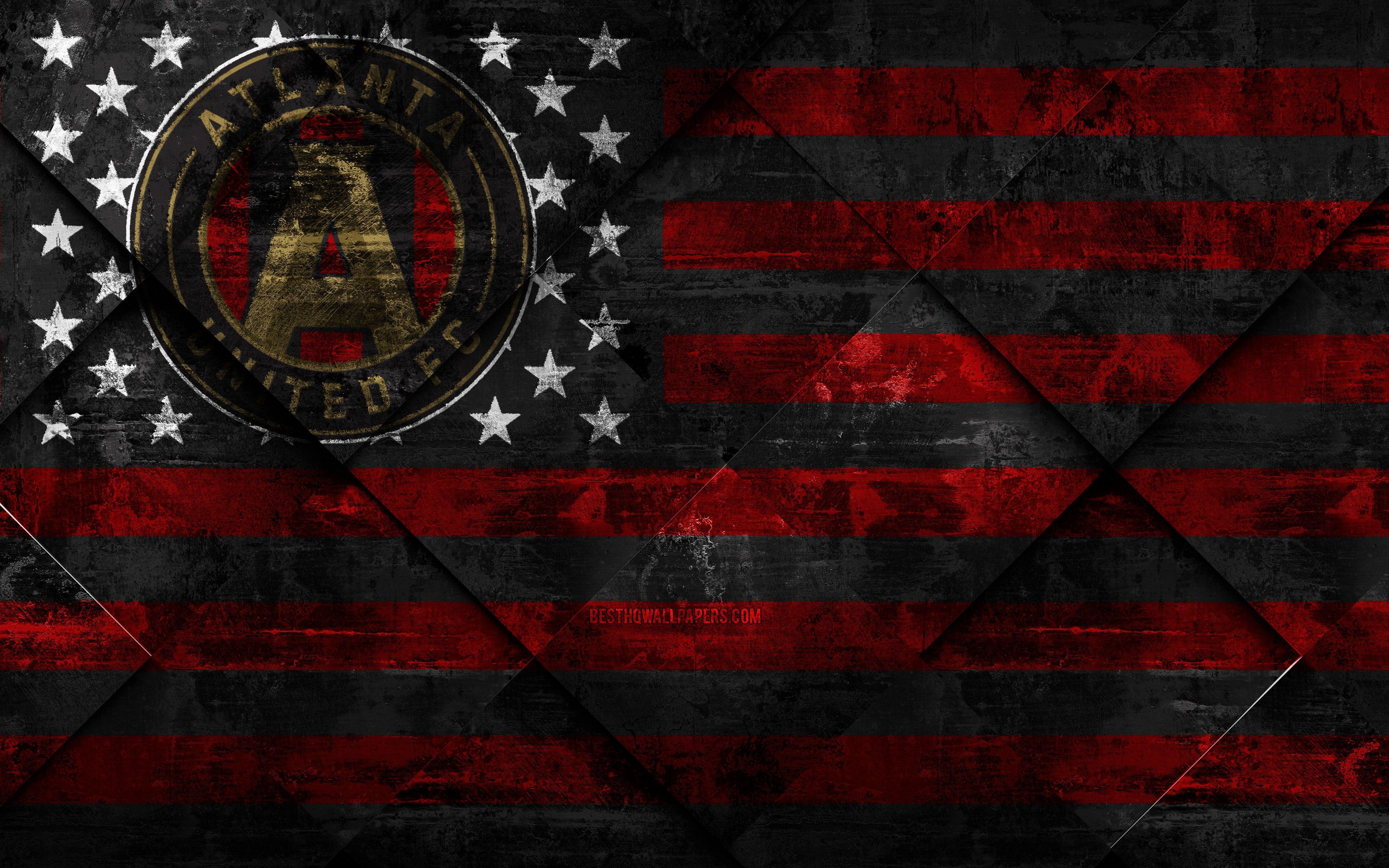 3840x2400 Download wallpaper Atlanta United FC, 4k, American soccer club