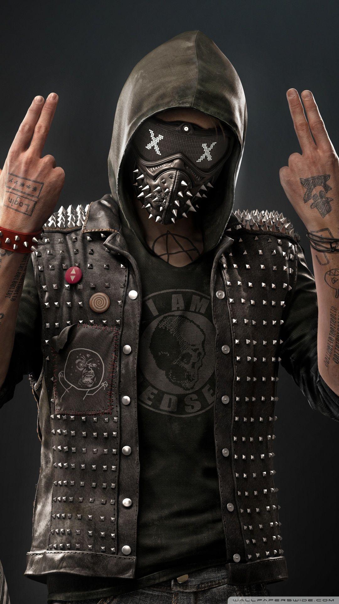 1080x1920 Watch Dogs 2 Wrench Ultra HD Desktop Background Wallpaper