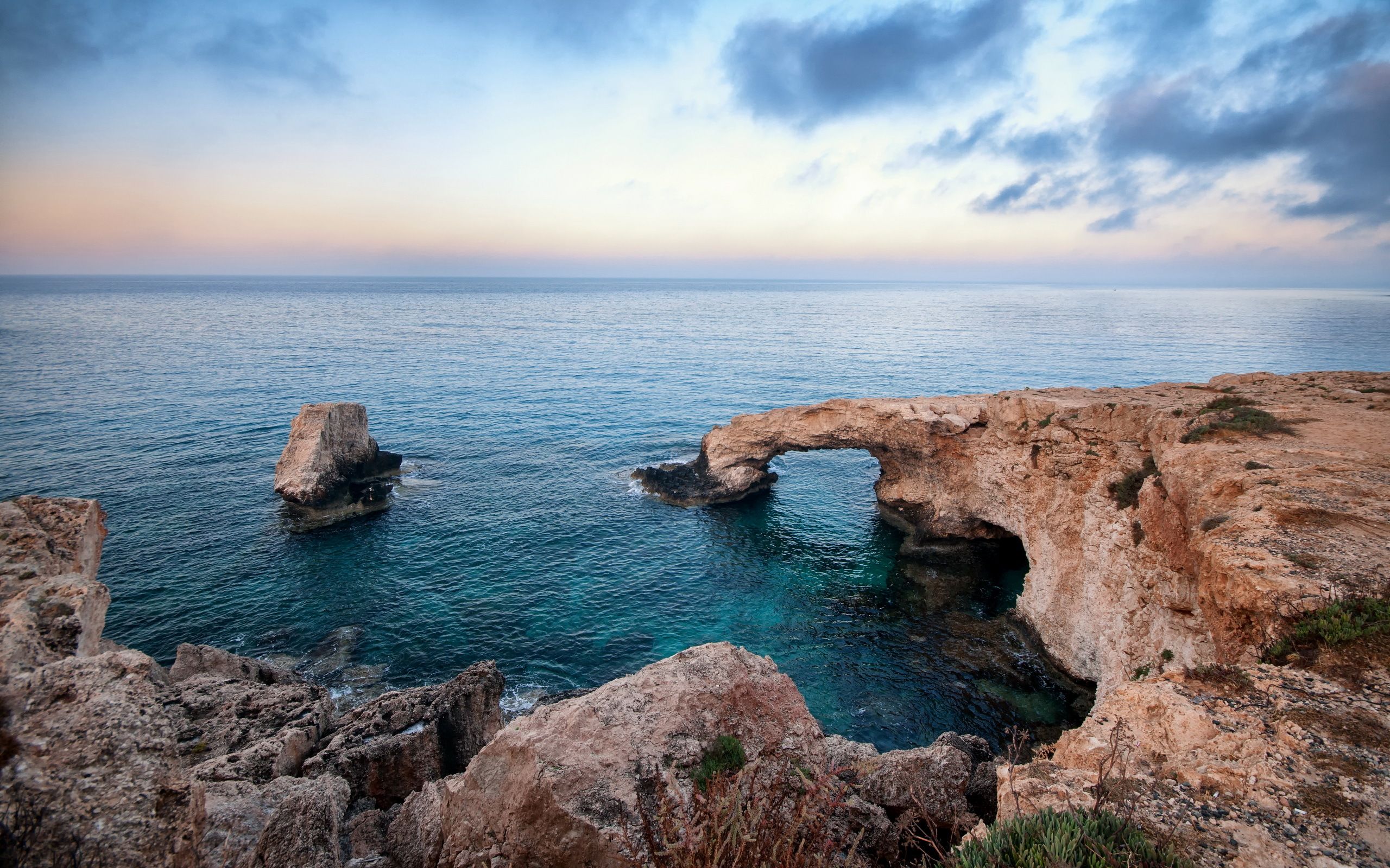 2560x1600 Wallpaper Cyprus, ayia napa, love bridge for mobile and desktop, section пейзажи, resolution 2560x1600