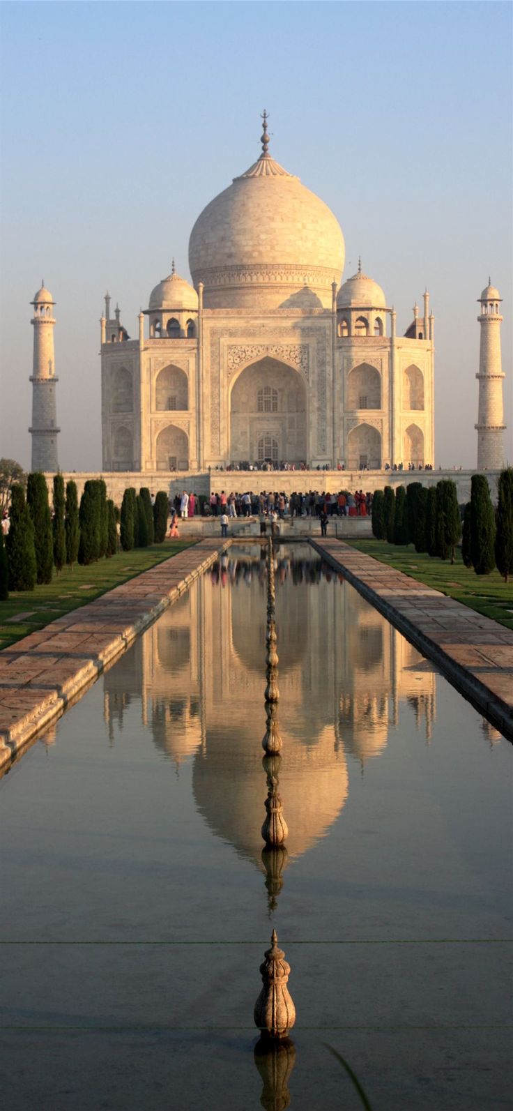 736x1593 Agra Taj Mahal Red Fort iPhone X Wallpaper