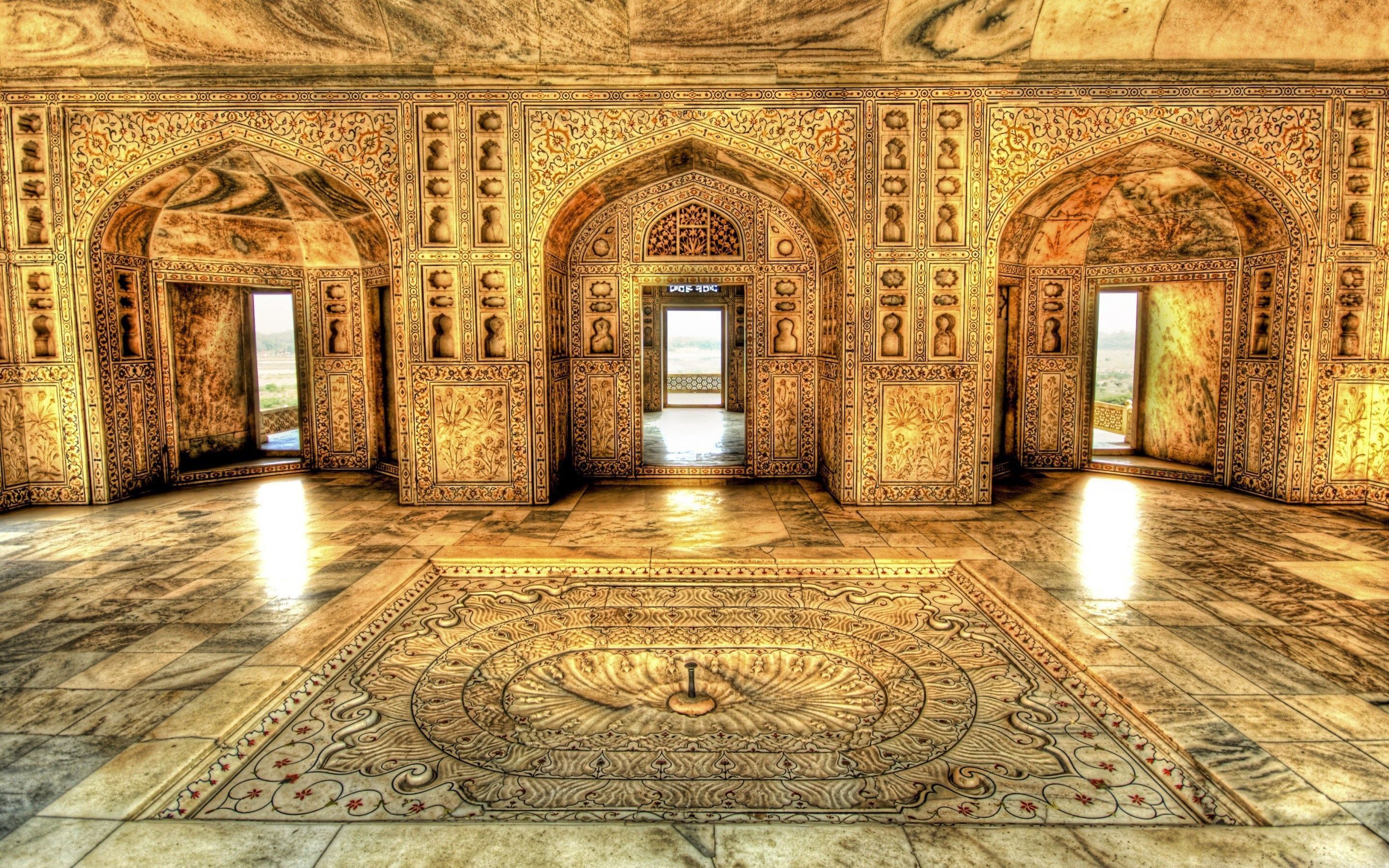2880x1800 Agra Fort HD Wallpaper 96497