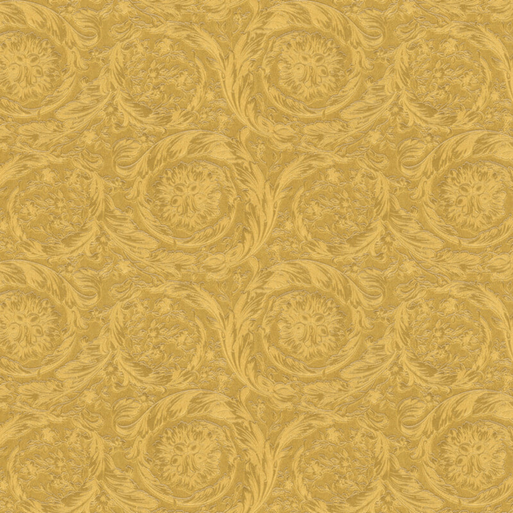 2000x2000 AS Creation Versace Barocco Metallic Gold Foil Floral Swirls https://wallpaperaccess.com/full/2135936.png
