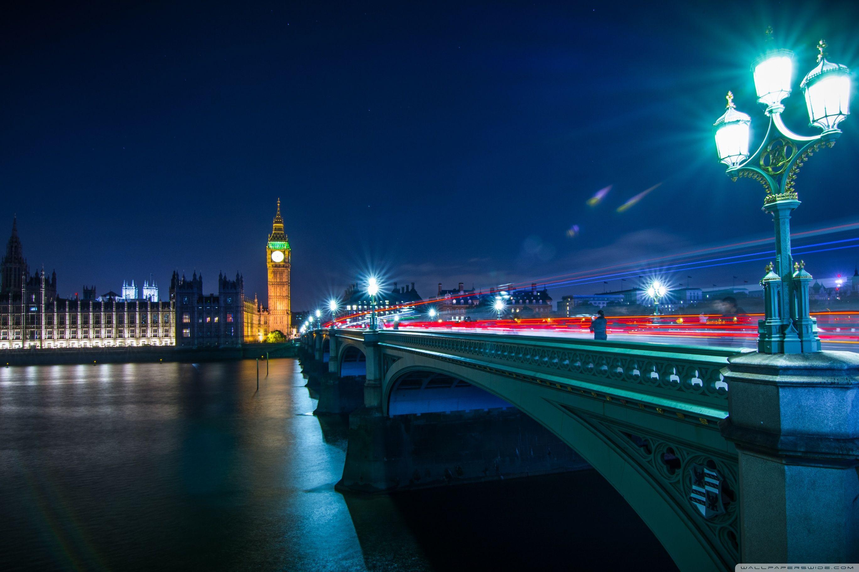 2736x1824 London Night ❤ 4K HD Desktop Wallpaper for 4K Ultra HD TV • Wide