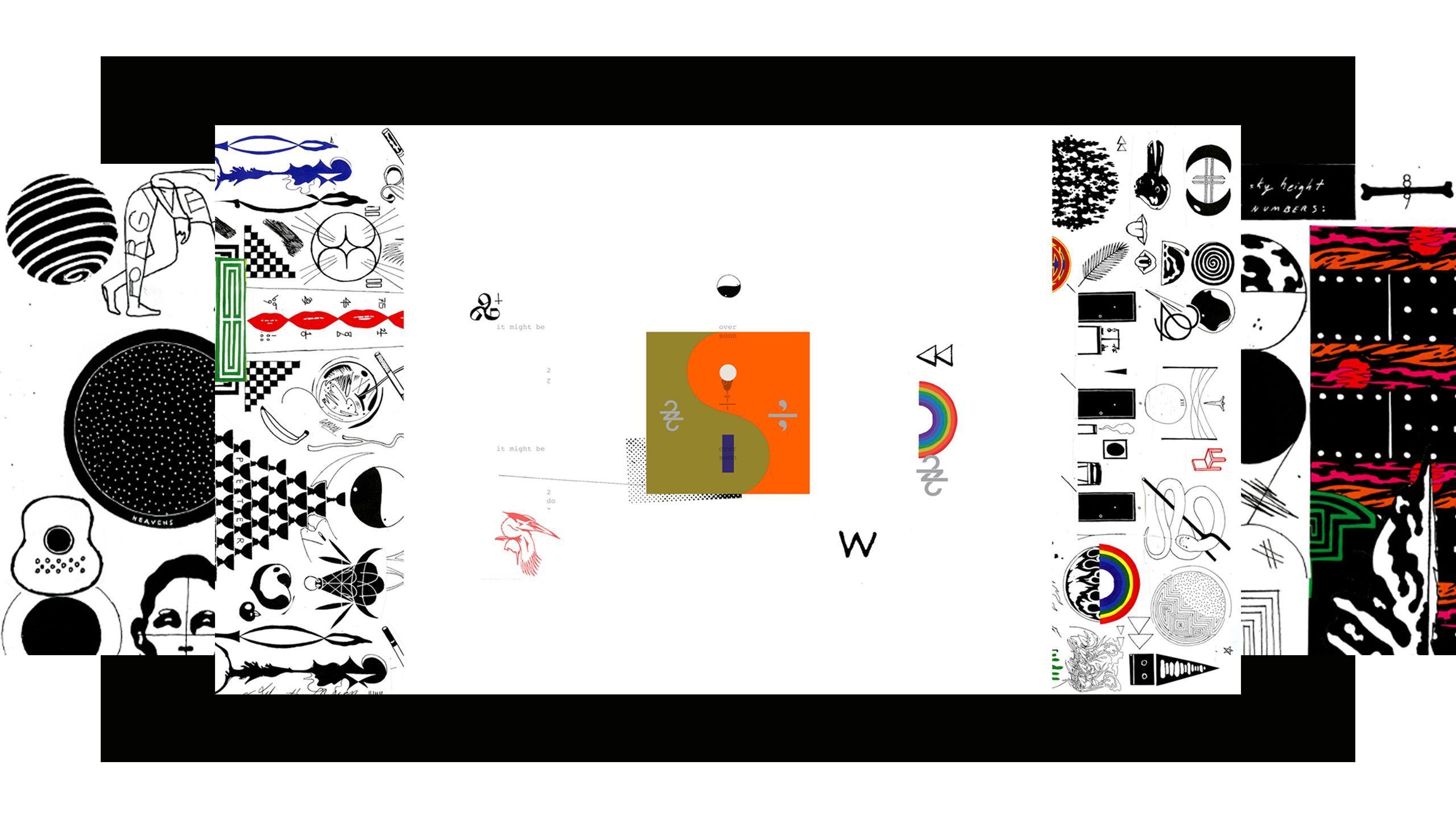 2560x1440 3x Wallpaper A Million Bon Iver Wallpaper