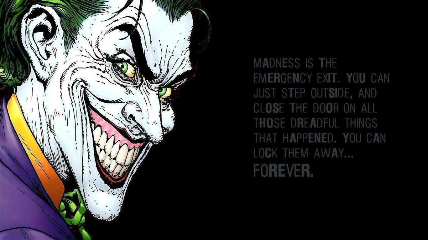 1366x768 Joker Comic Wallpaper
