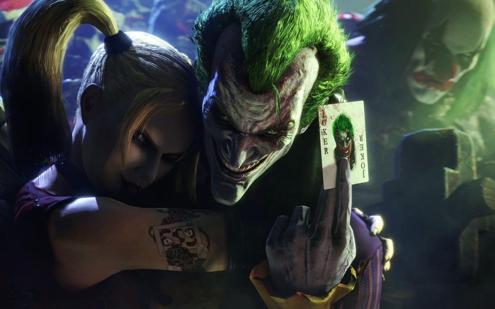 1680x1050 Joker and Harley Quinn digital wallpaper, Harley Quinn, Batman