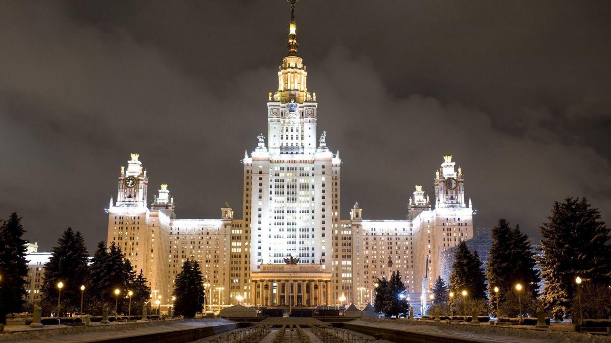 1244x700 City evening moscow state university sky wallpaperx1080