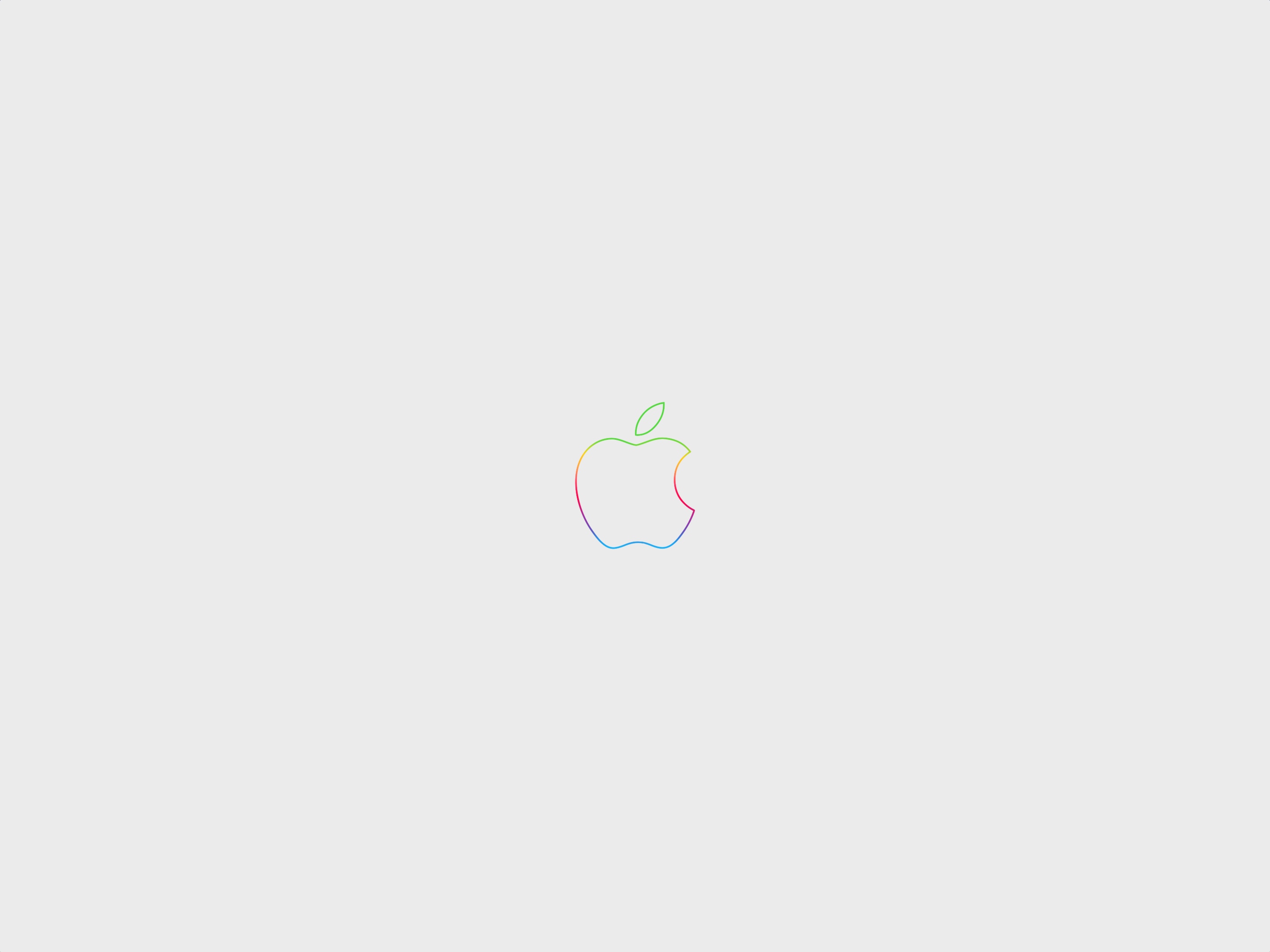 Blue Red Pink Apple Logo In White Background 4K 5K HD Apple Wallpapers  HD  Wallpapers  ID 53985