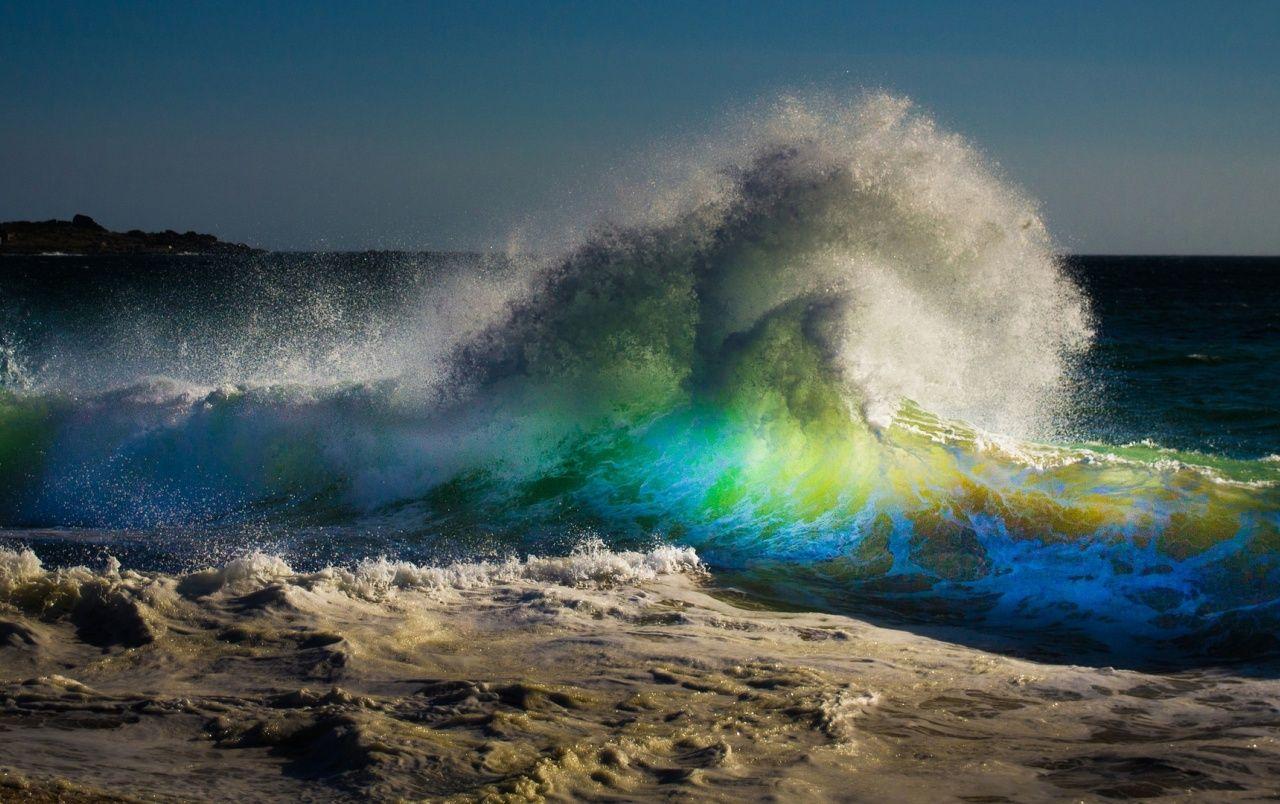 1280x804 Beach Waves wallpaper. Beach Waves