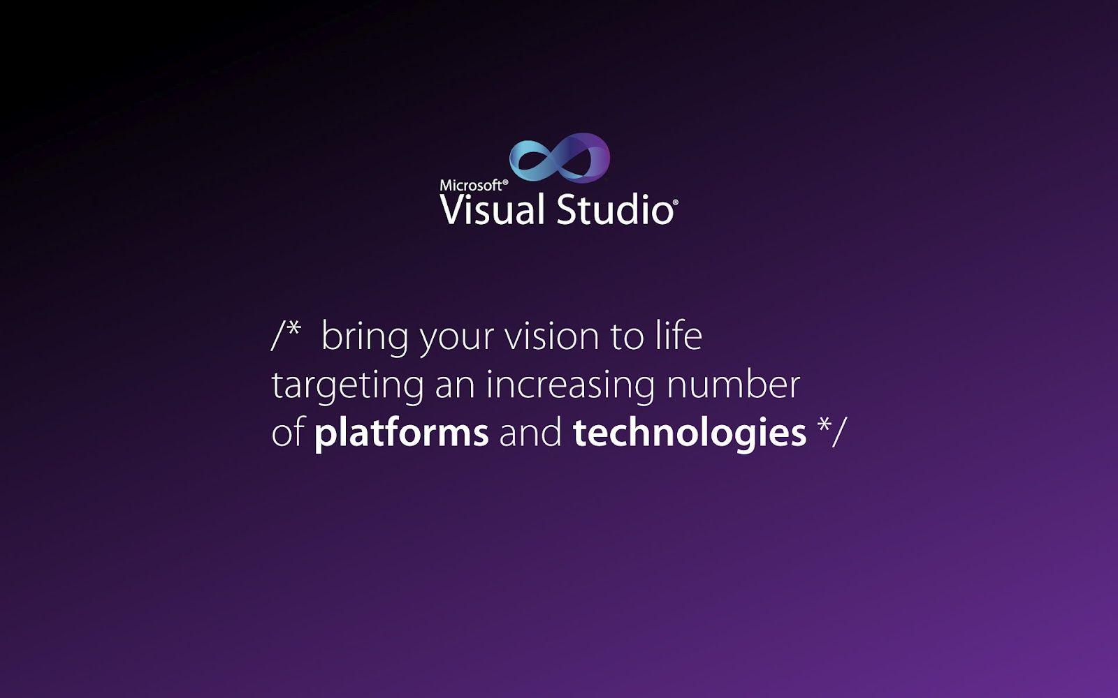 Visual Studio Wallpapers Top Free Visual Studio Backgrounds