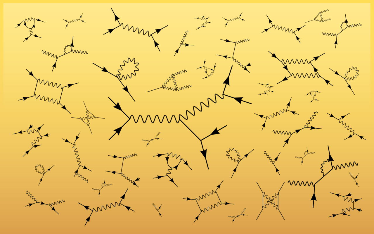 1280x800 Feynman Diagrams Wallpaper. Feynman