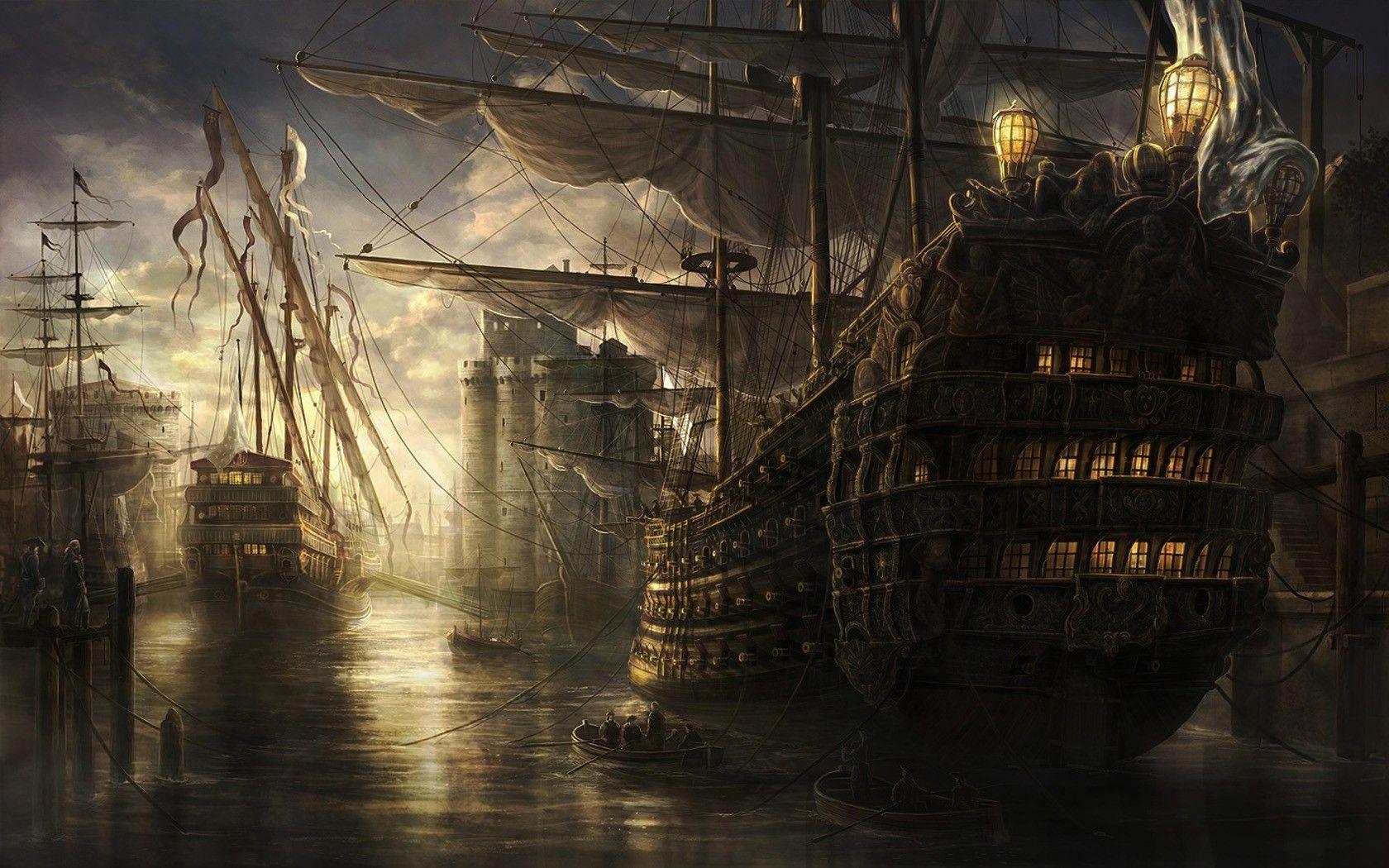 Old Ship Wallpapers - Top Free Old Ship Backgrounds - WallpaperAccess