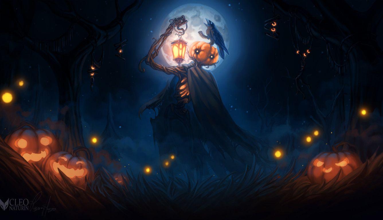 1336x768 Halloween 2018 Digital Art 4k Laptop HD HD 4k Wallpaper
