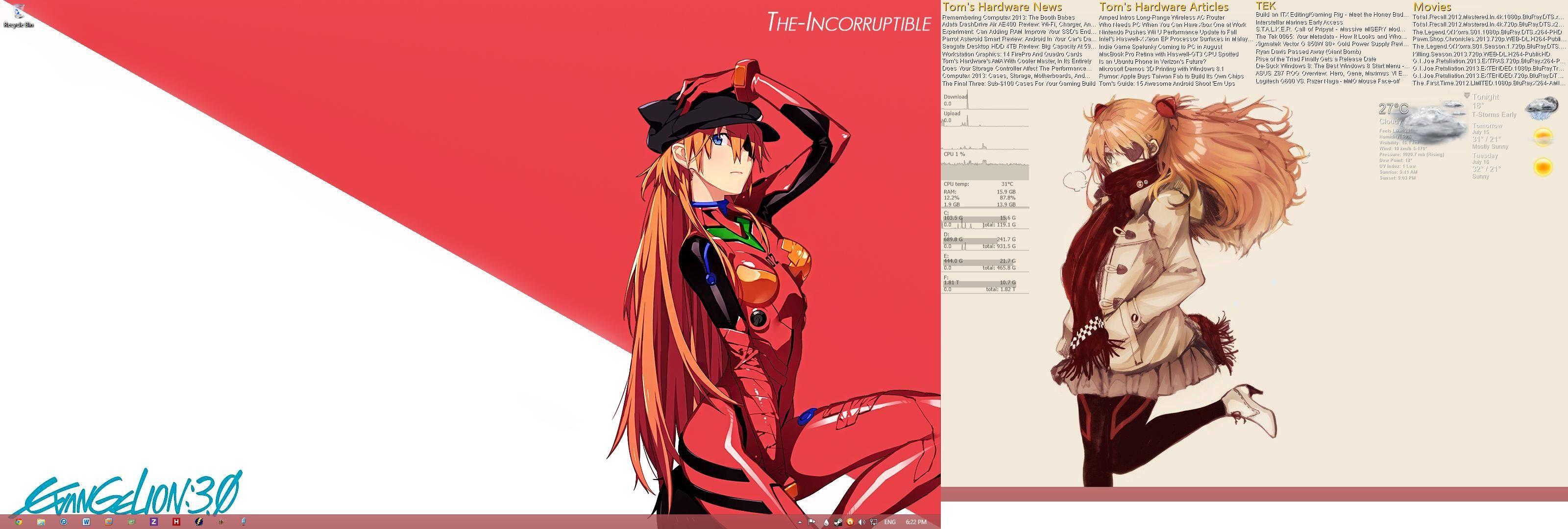 3200x1080 Thought you guys might like my dual monitor wallpaper 3200x1080